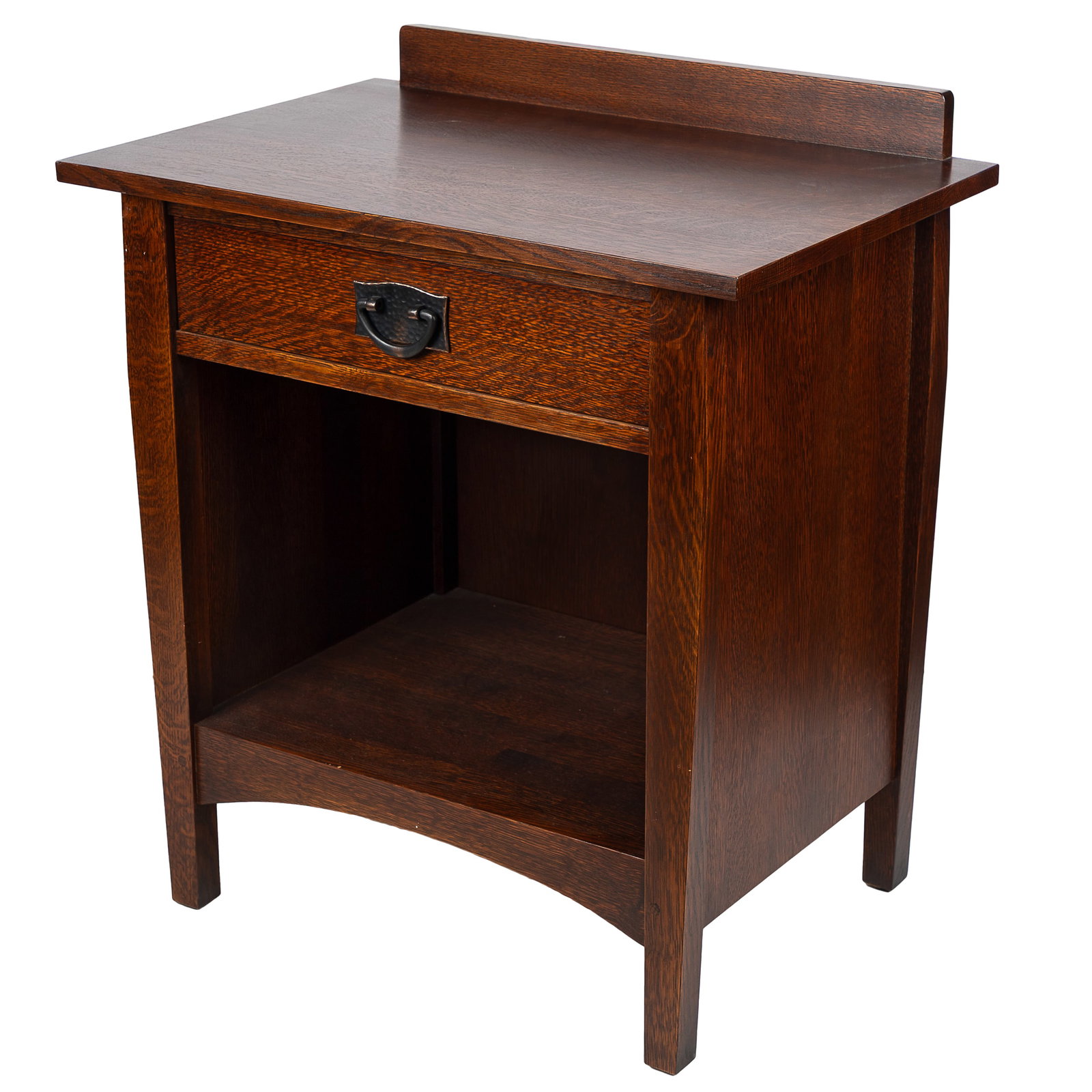 Stickley Mission Collection Oak Open Nightstand (1 of 4)