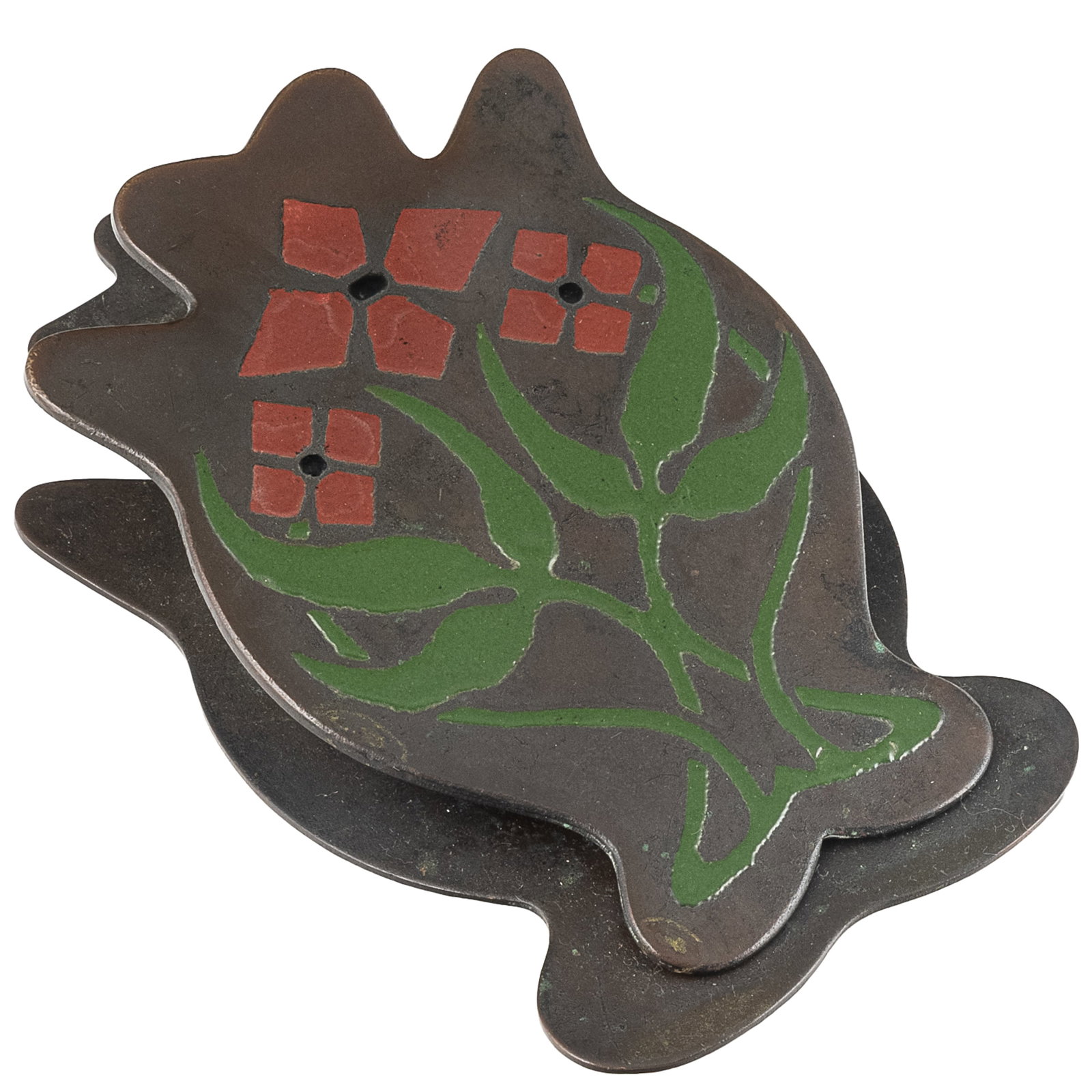 The Art Crafts Shop Enameled Bronze Paper Clip (1 of 4)