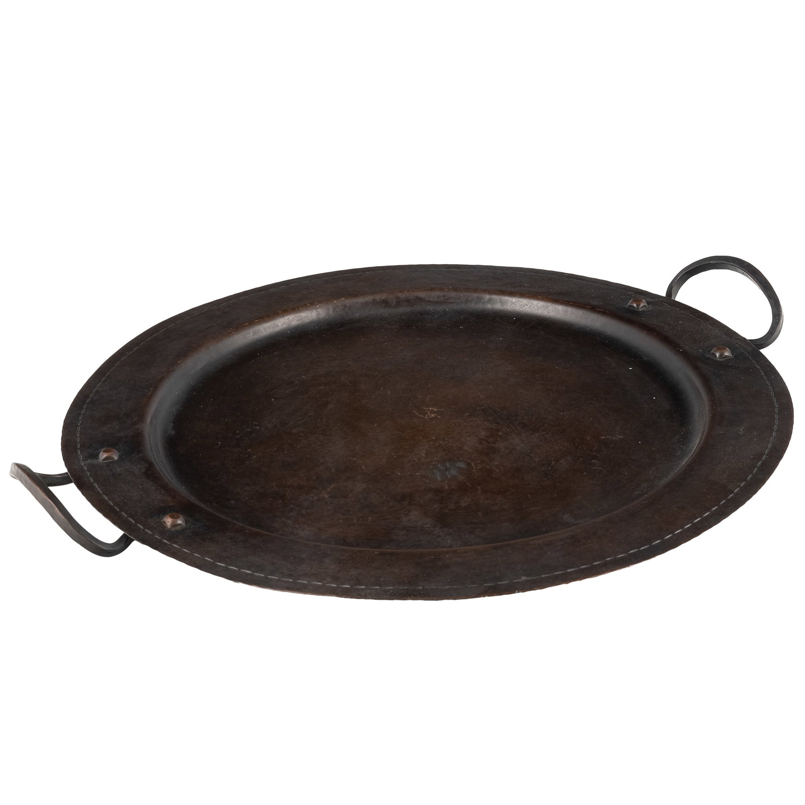 Roycroft Hammered Copper Large Two Handled Tray (1 of 3)