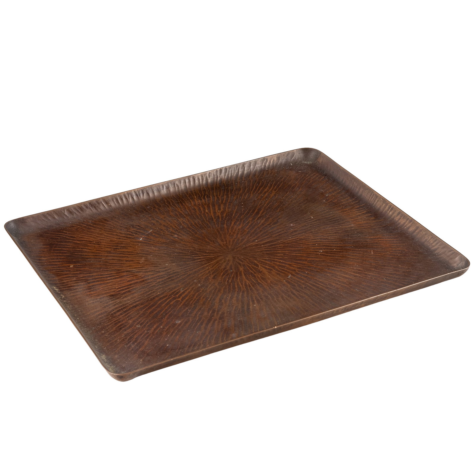 Dirk Van Erp Radial Hammered Copper Tray (1 of 4)