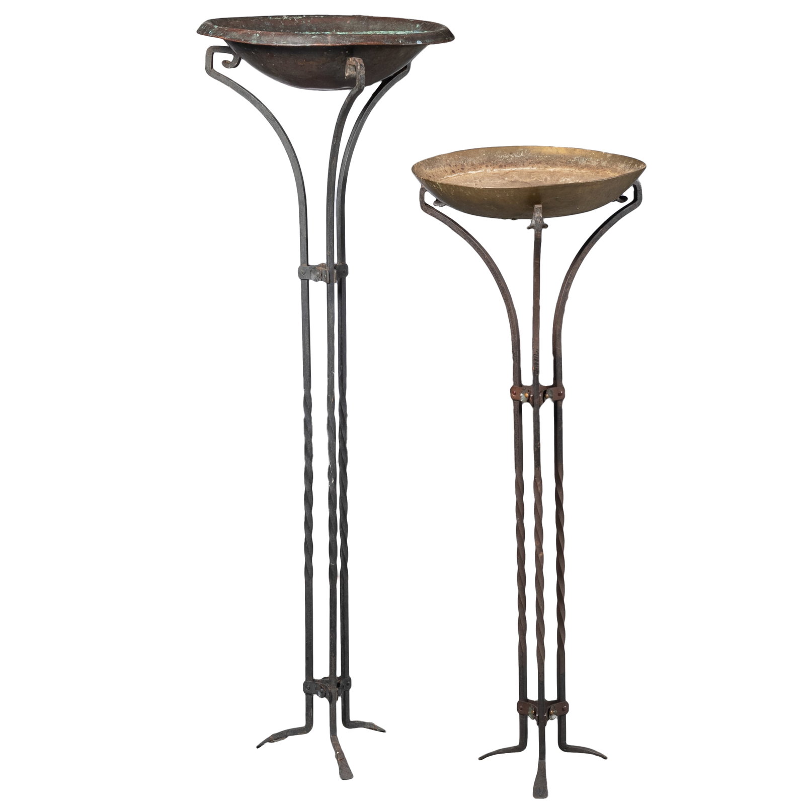 Arts & Crafts Wrought Iron Plant Stands (1 of 4)