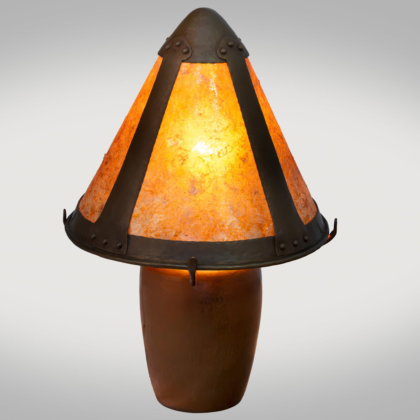 Dirk van Erp Hammered Copper Boudoir Lamp (1 of 8)
