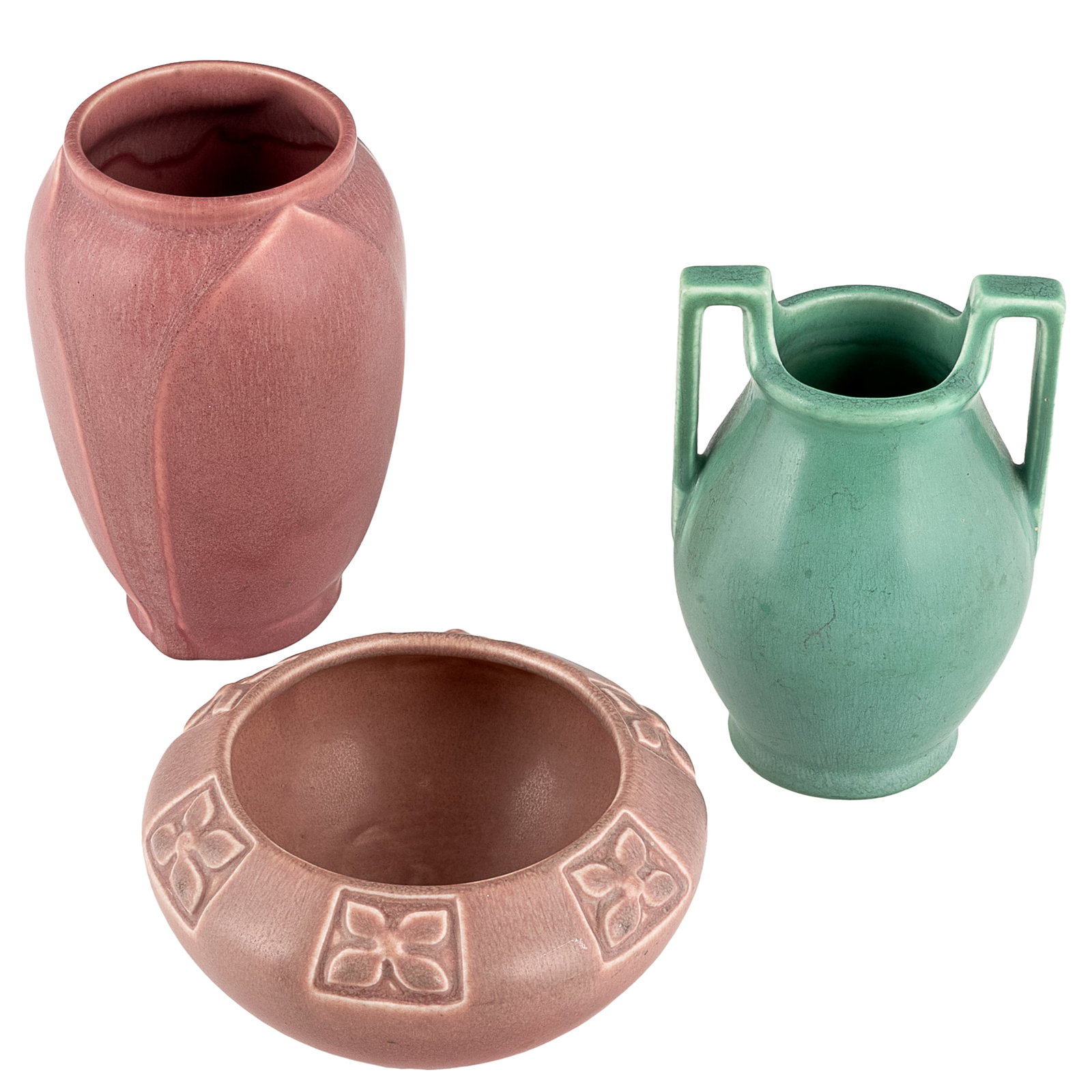 Rookwood Pottery Vases and Bowl (1 of 7)