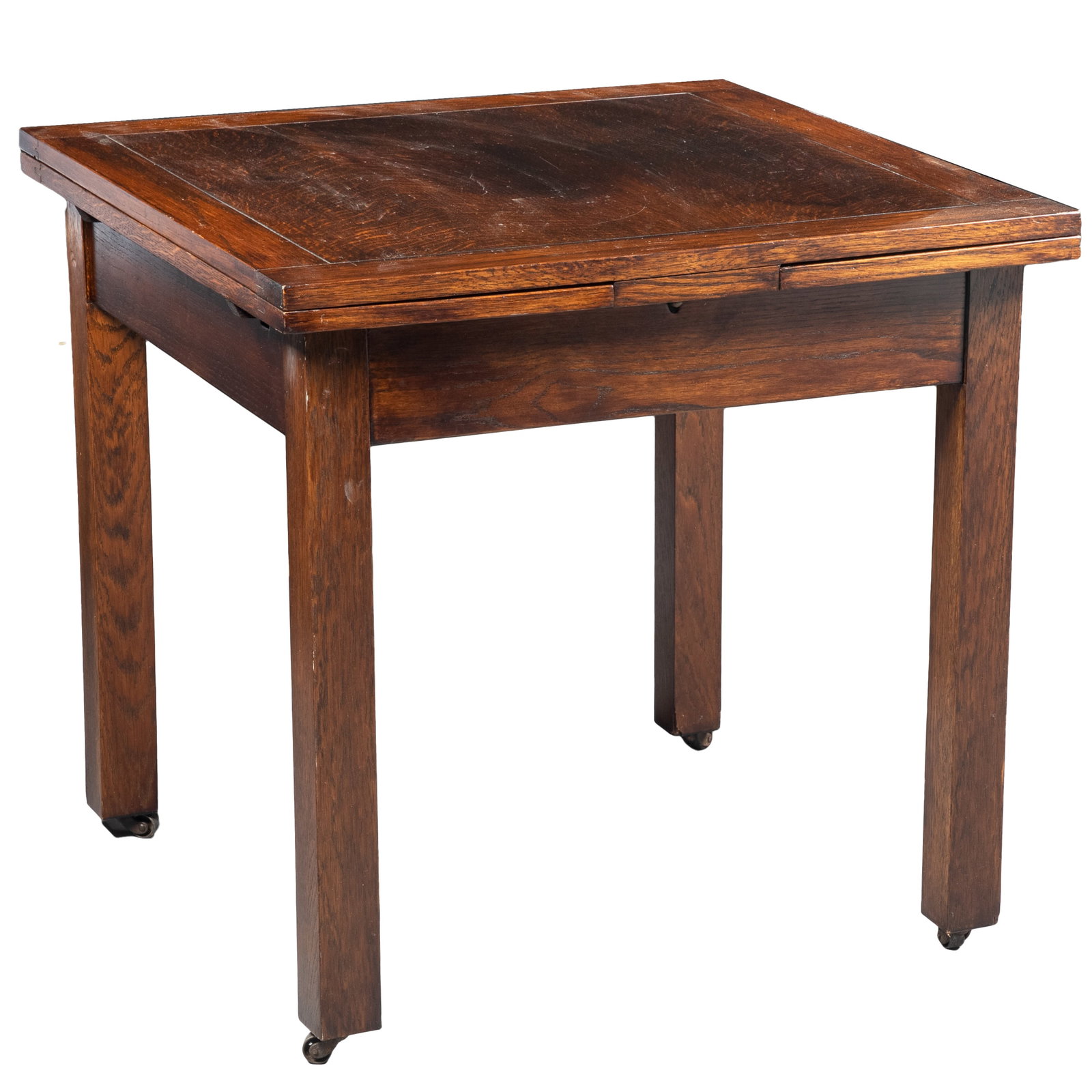 Mission Oak Draw Leaf Table (1 of 5)