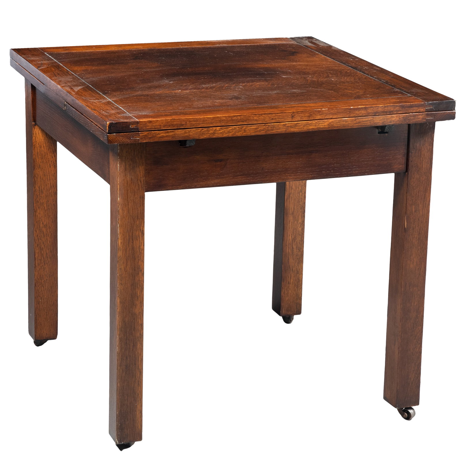 Mission Oak Draw Leaf Table - 2