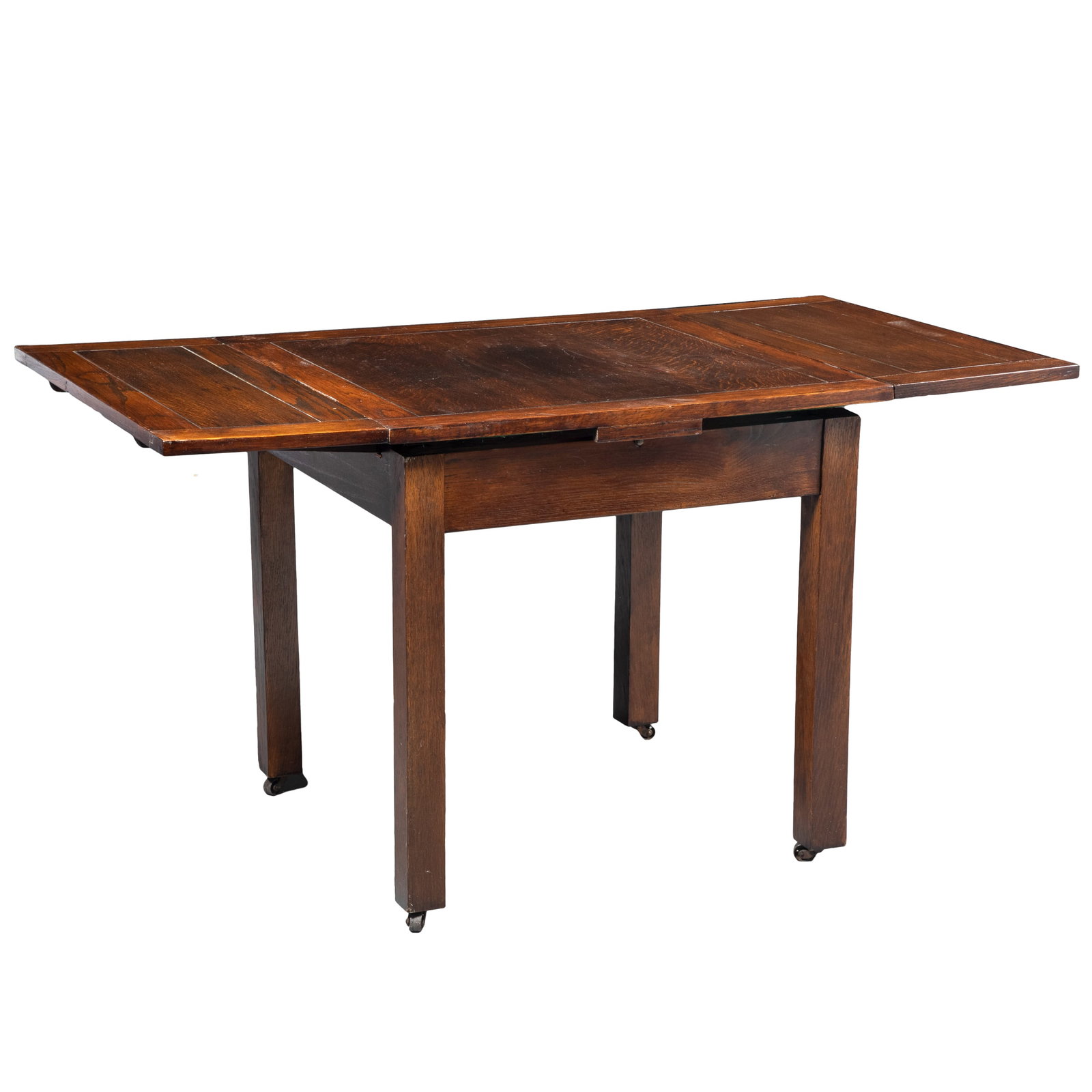 Mission Oak Draw Leaf Table - 3
