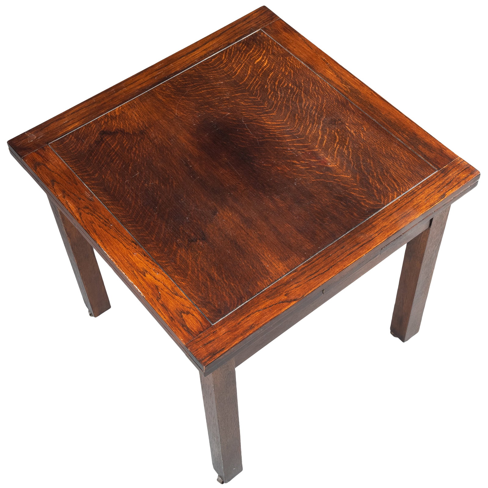 Mission Oak Draw Leaf Table - 4