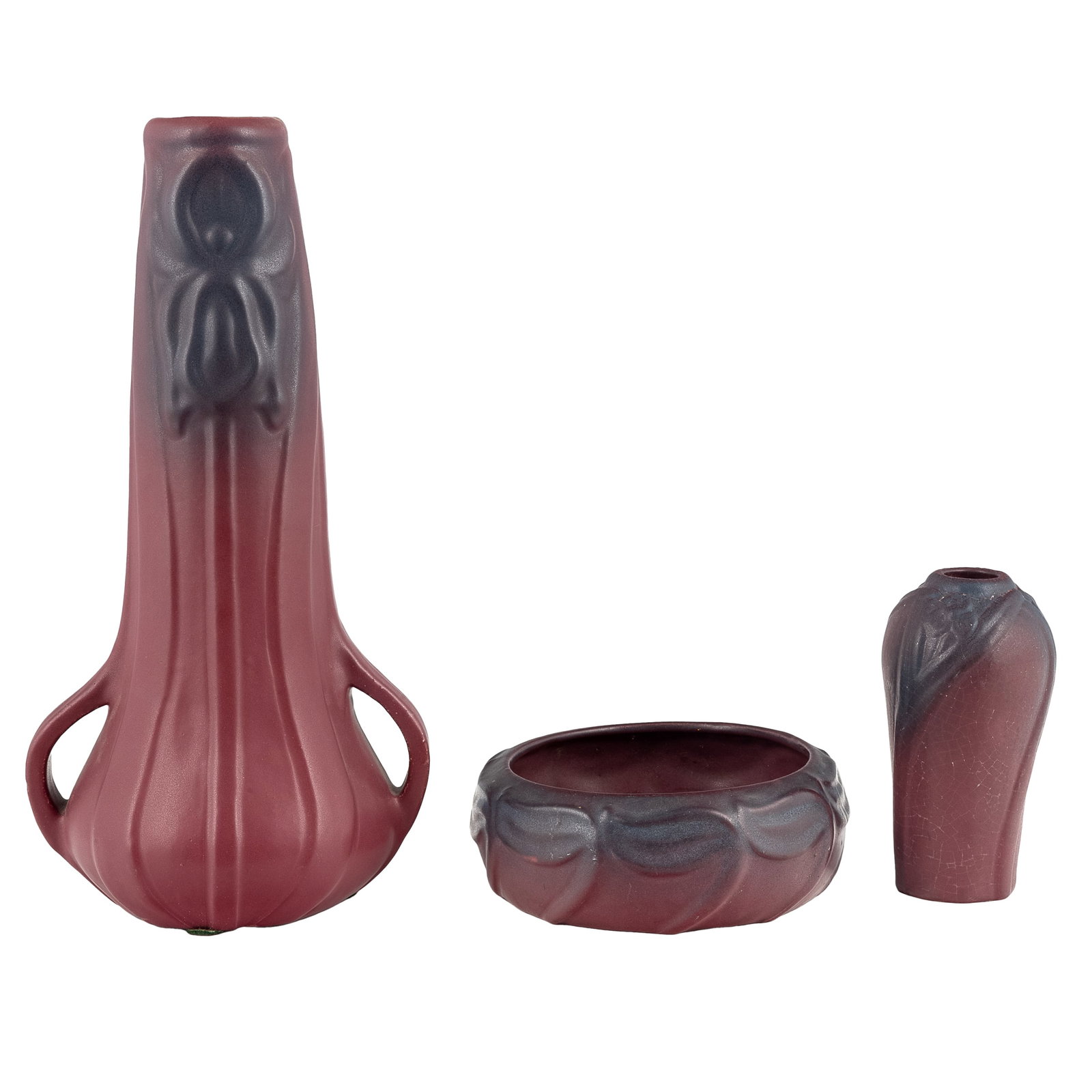Van Briggle Art Pottery Vases and Planter (1 of 6)
