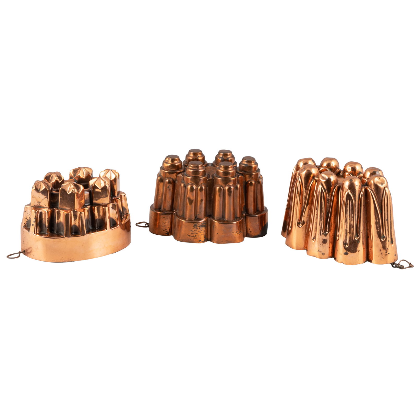Three English Copper Oval Molds (1 of 4)