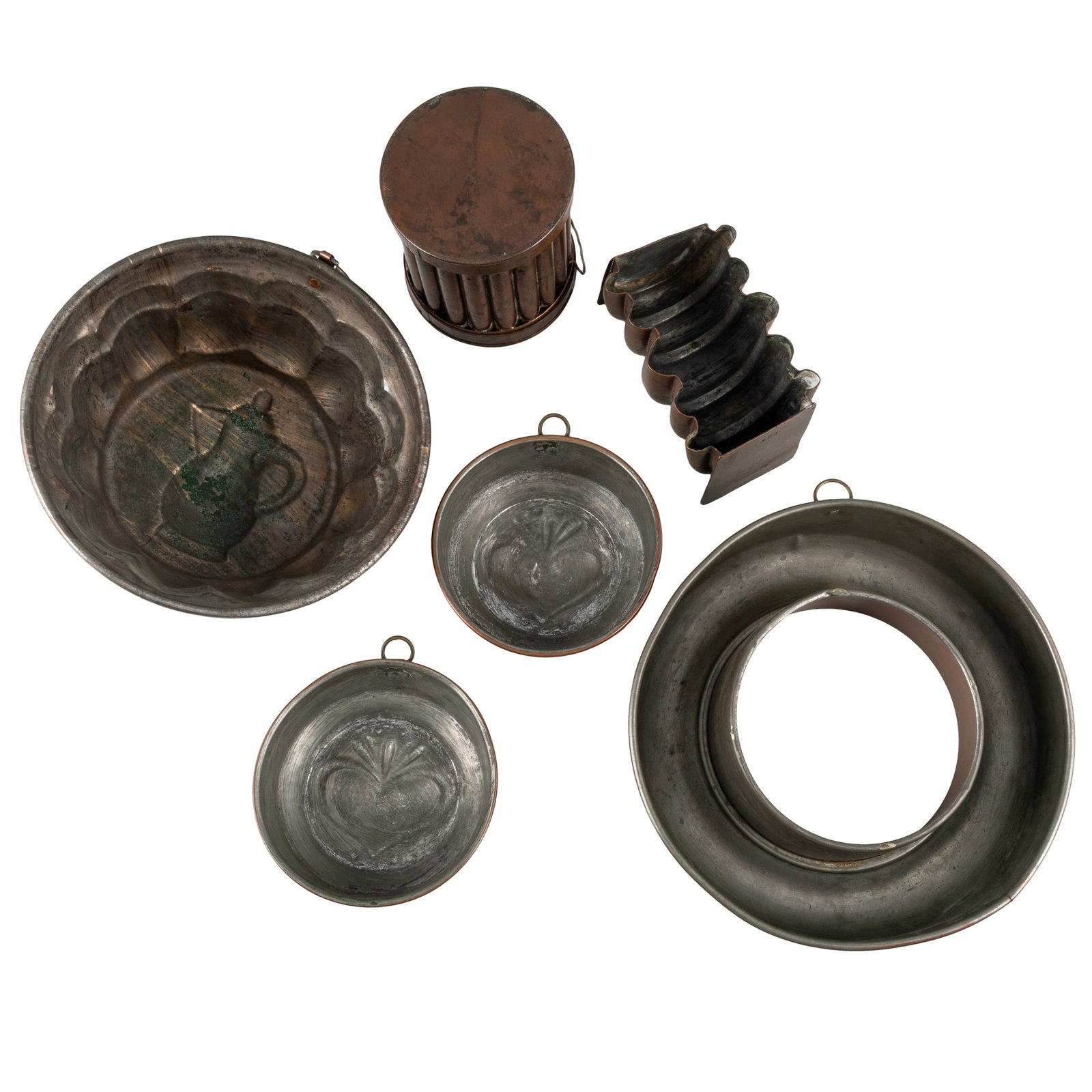 Copper Kitchen Molds - 3