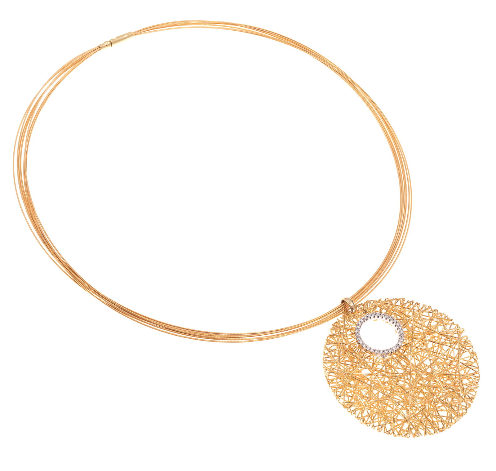 Diamond, 18k Yellow Gold Necklace (1 of 3)