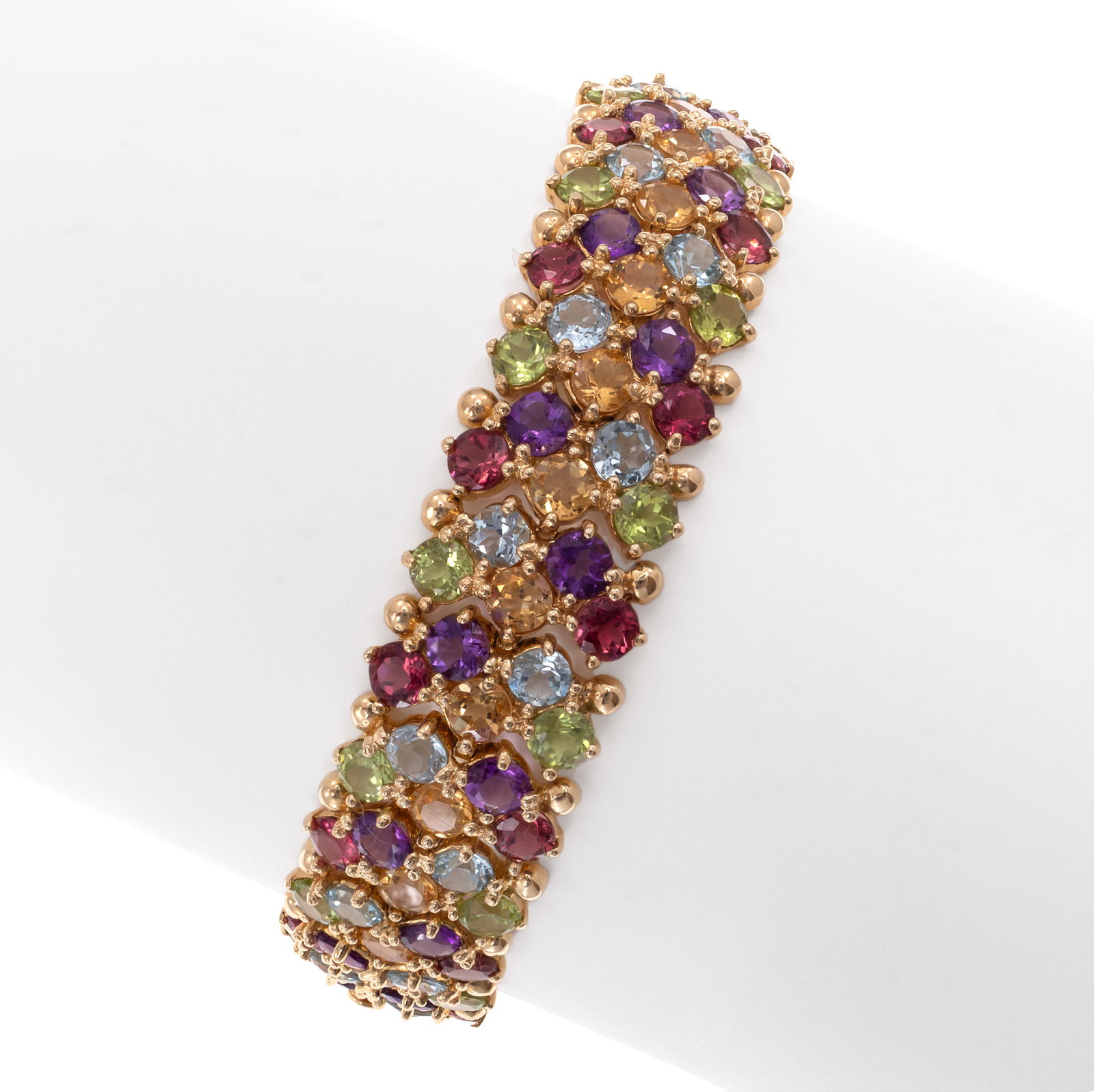 Gem-Set, 14k Yellow Gold Bracelet (1 of 4)