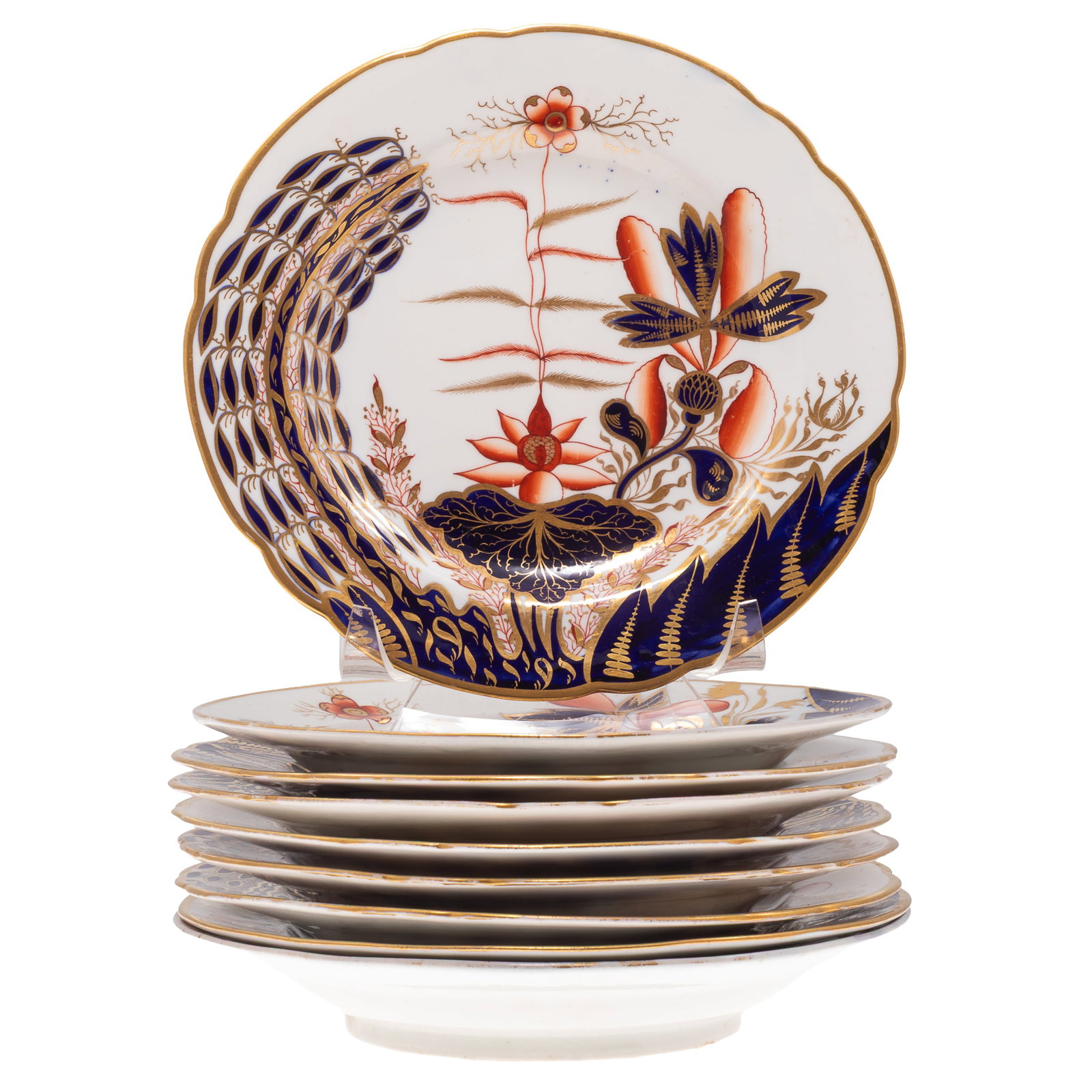 Spode Banana Tree Pattern Part Dinner Service. - 4