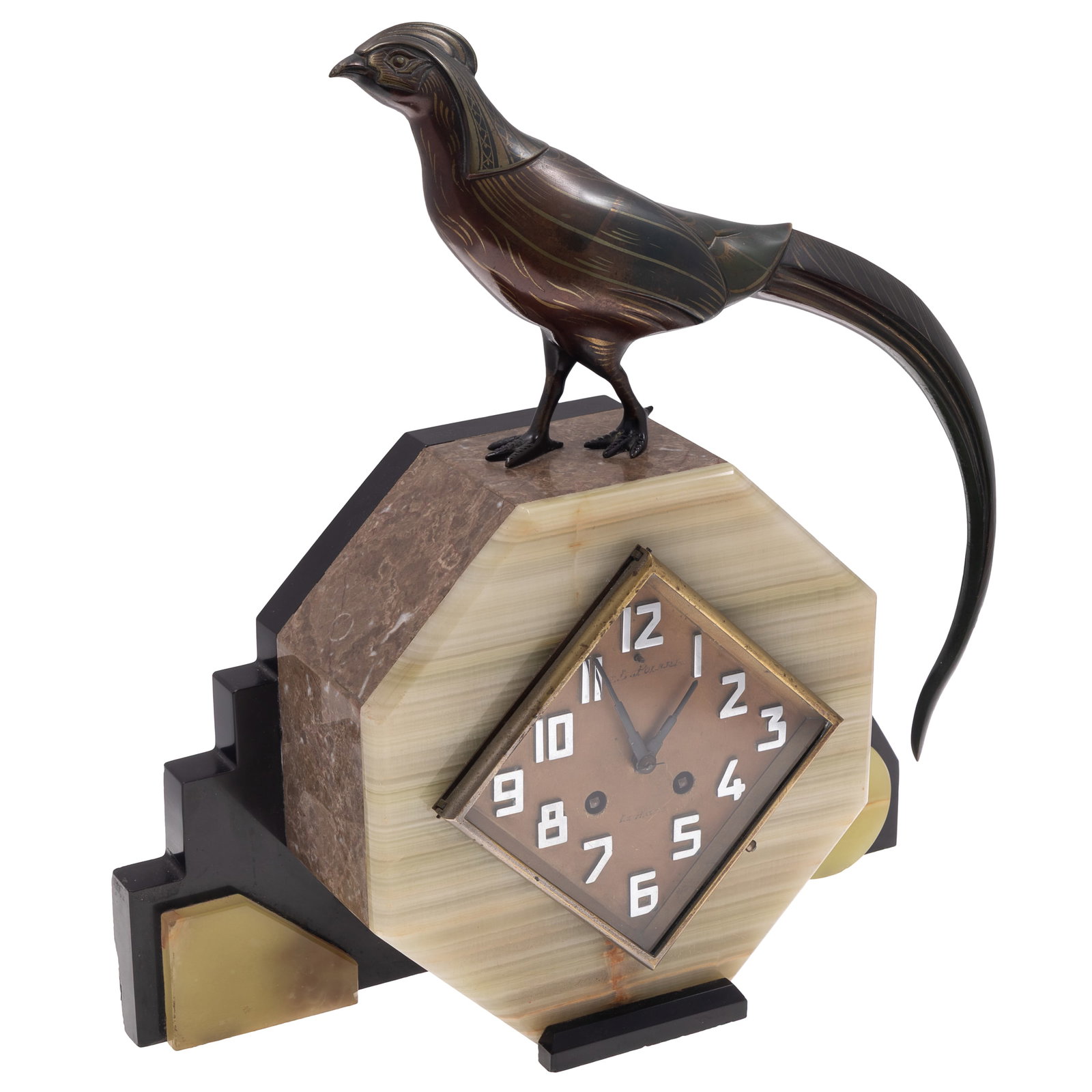 French Art Deco Mantle Clock (1 of 12)