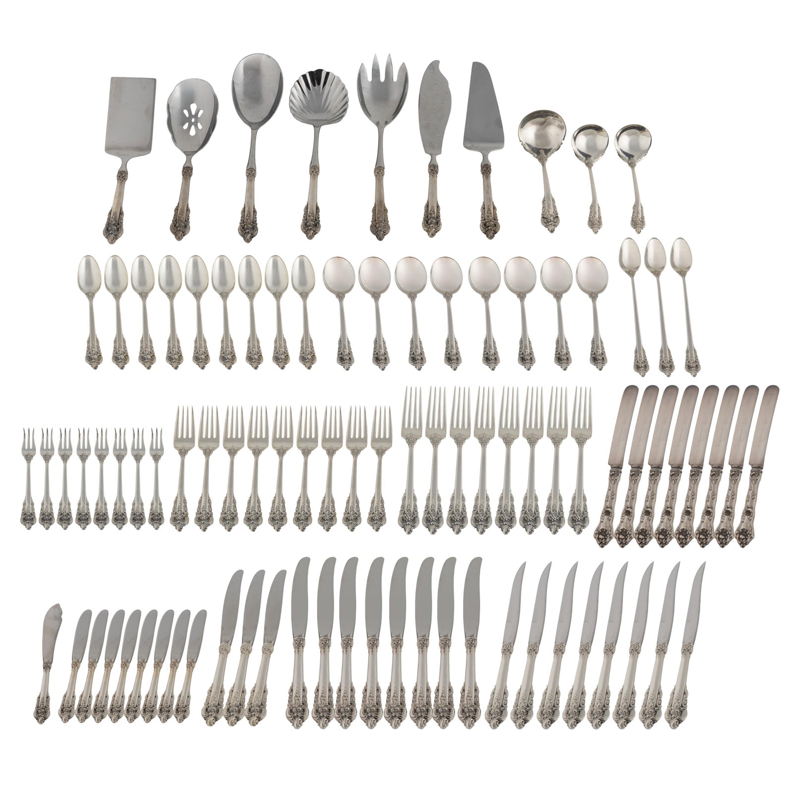 Wallace Sterling Flatware, Grand Baroque Pattern (1 of 3)
