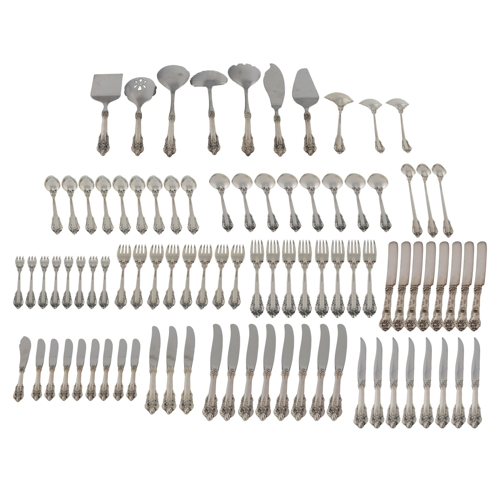 Wallace Sterling Flatware, Grand Baroque Pattern - 2
