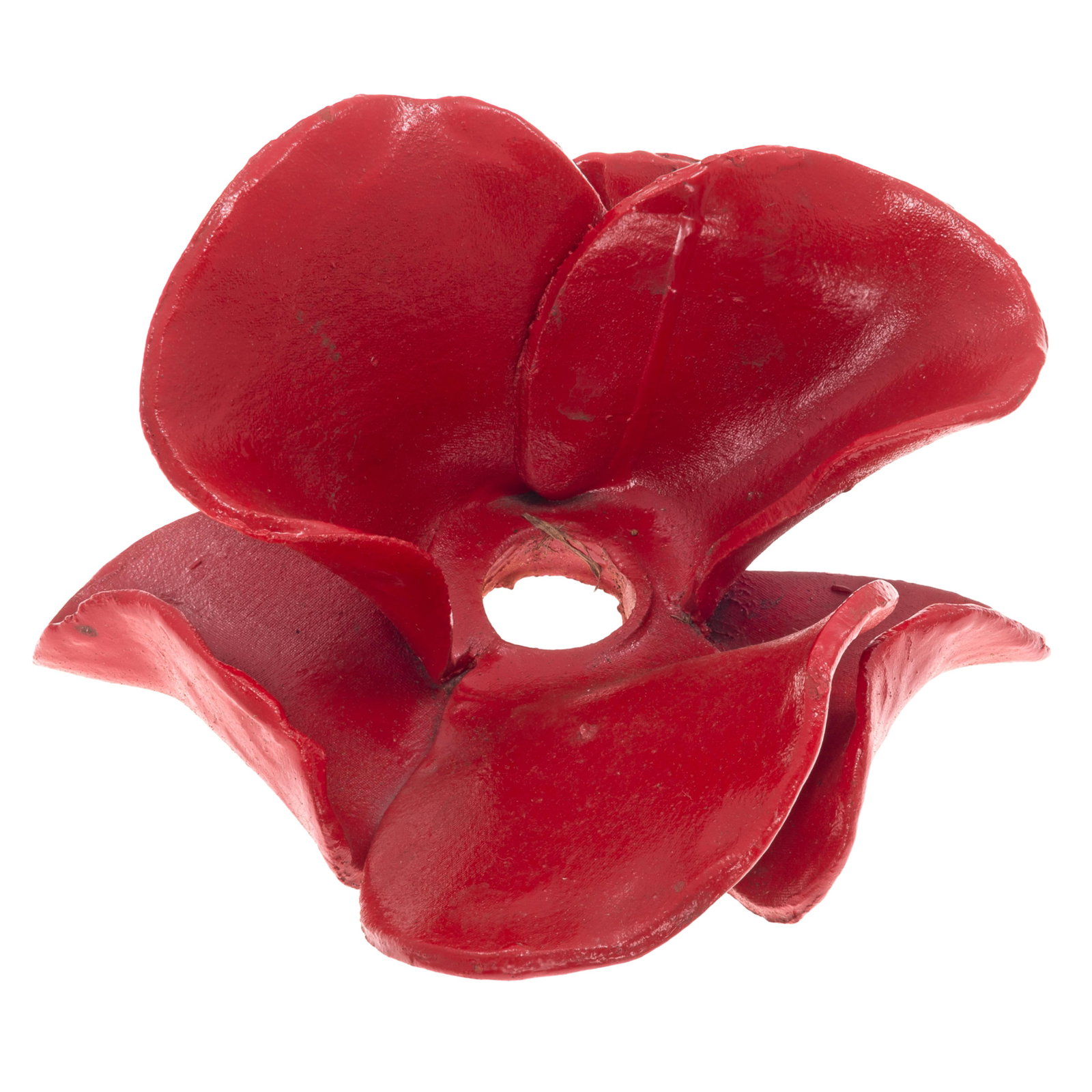 Paul Cummins (British b.1977) 'Blood Swept Lands and Seas of Red' Installation: 'Blood Swept Lands and Seas of Red' One ceramic poppy from the installation "Blood Swept Lands and Seas of Red" One of 888,246 ceramic poppies made for the August - November 2014 installation at the
