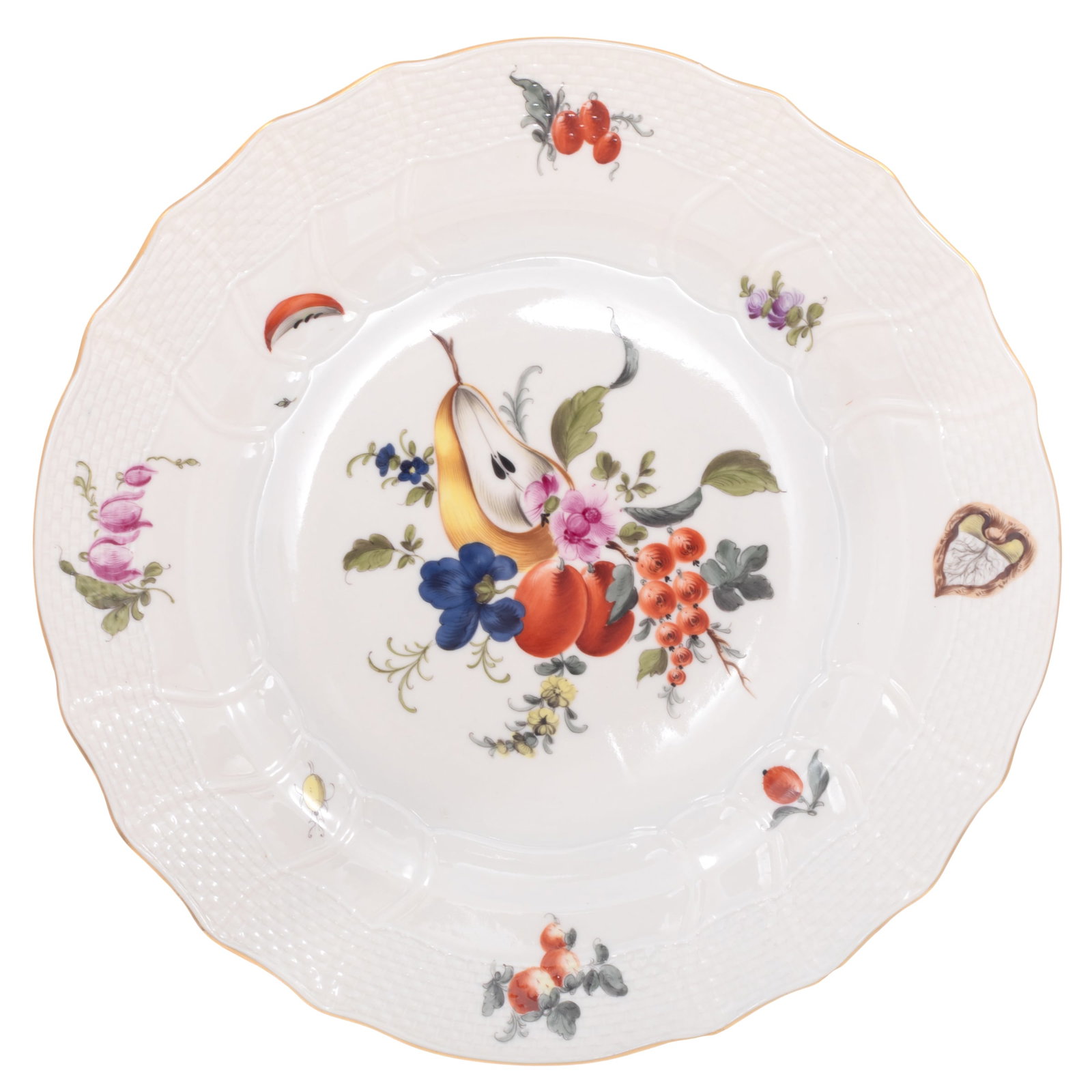 Herend Fruit and Flowers Pattern Dinning Set - 3