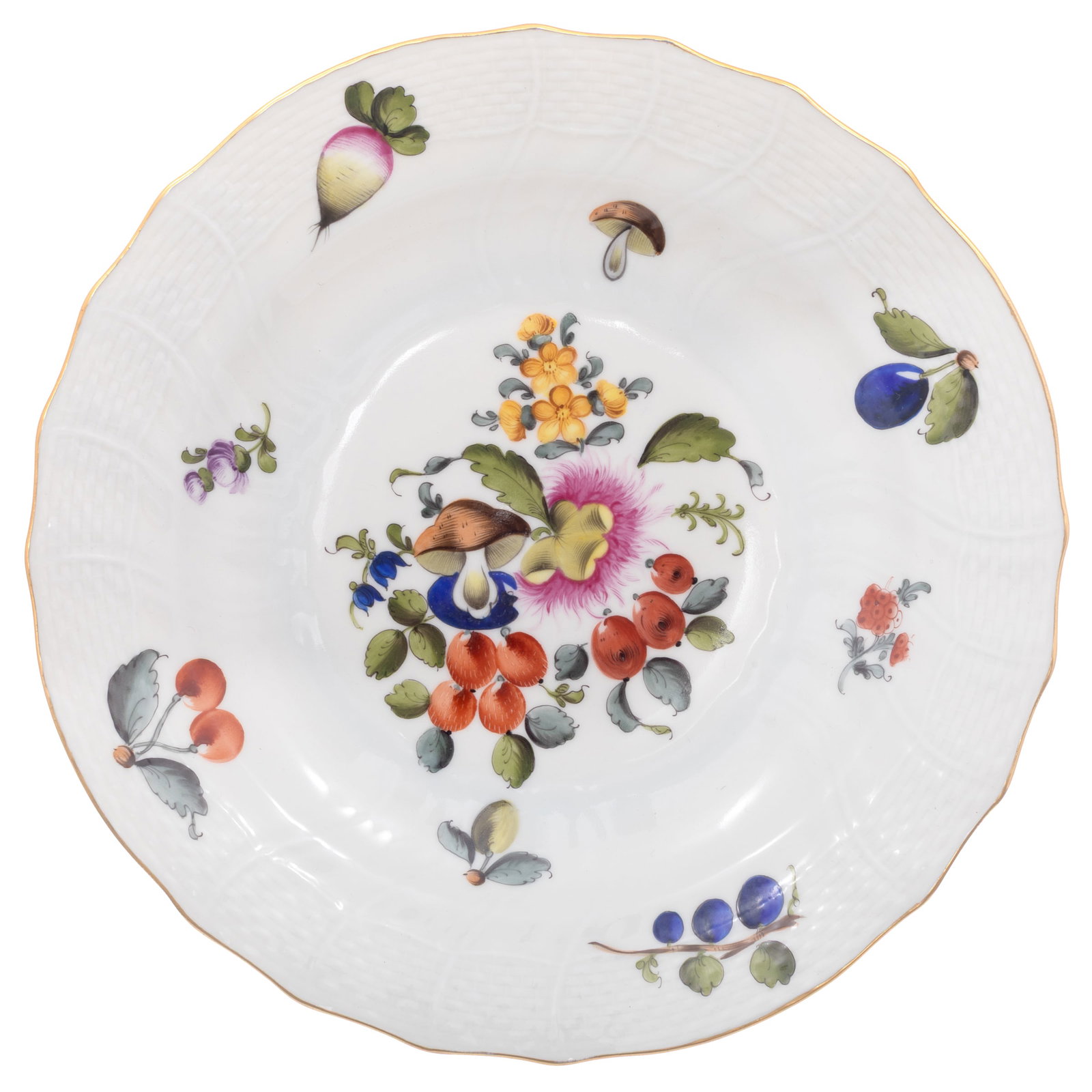 Herend Fruit and Flowers Pattern Dinning Set - 7