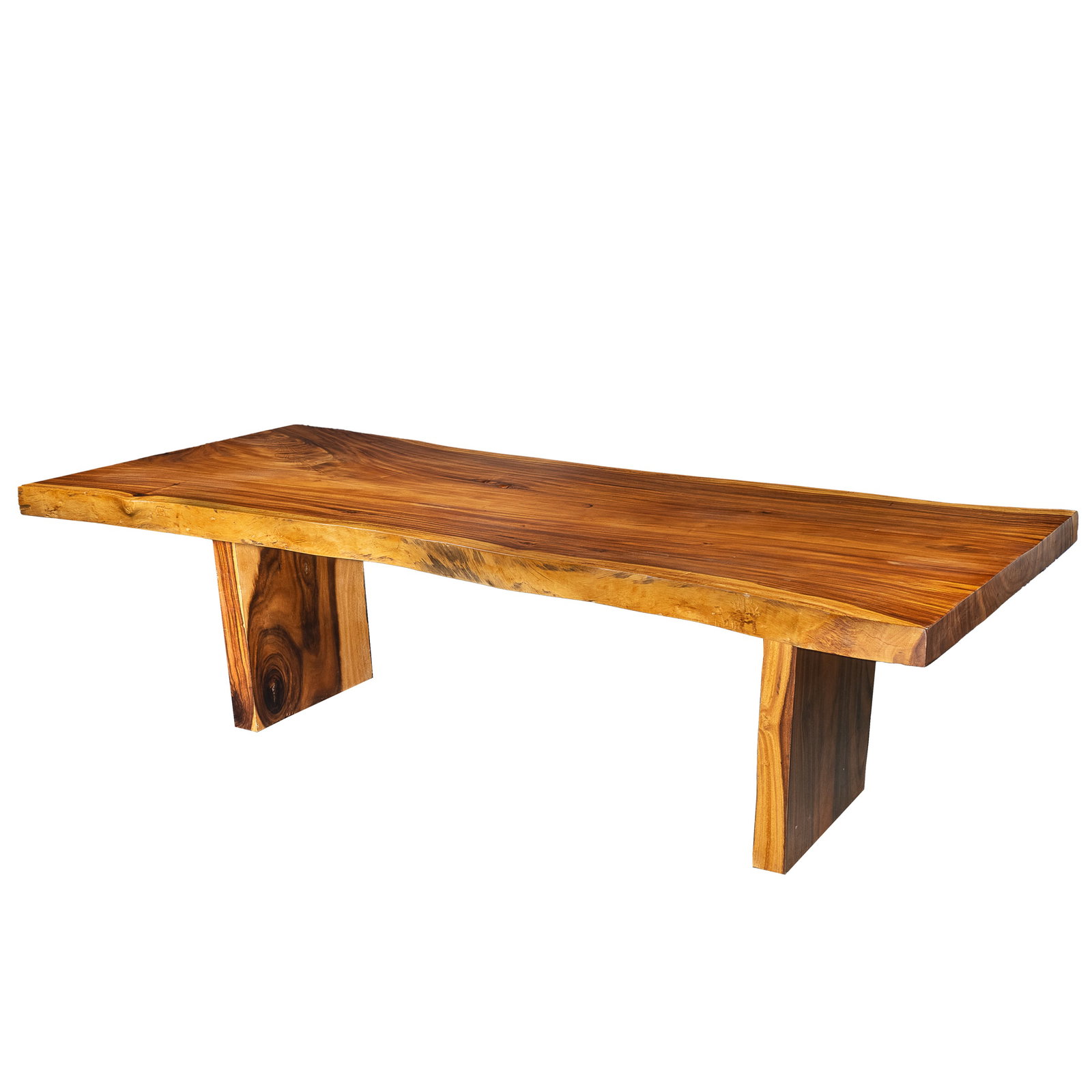 Mid Century Live Edge Dining Table - 2