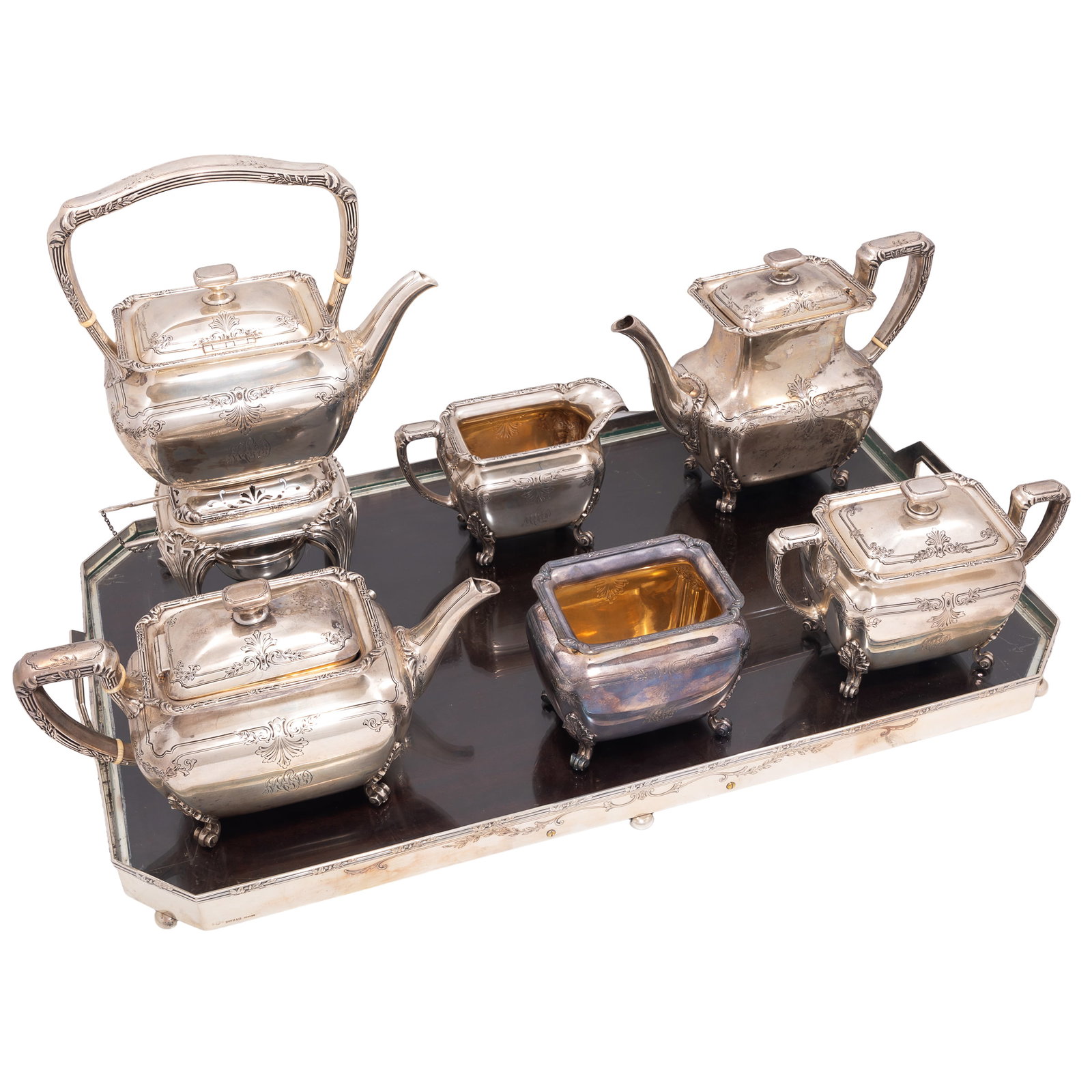 Shreve and Co. Sterling Tea Service (1 of 12)