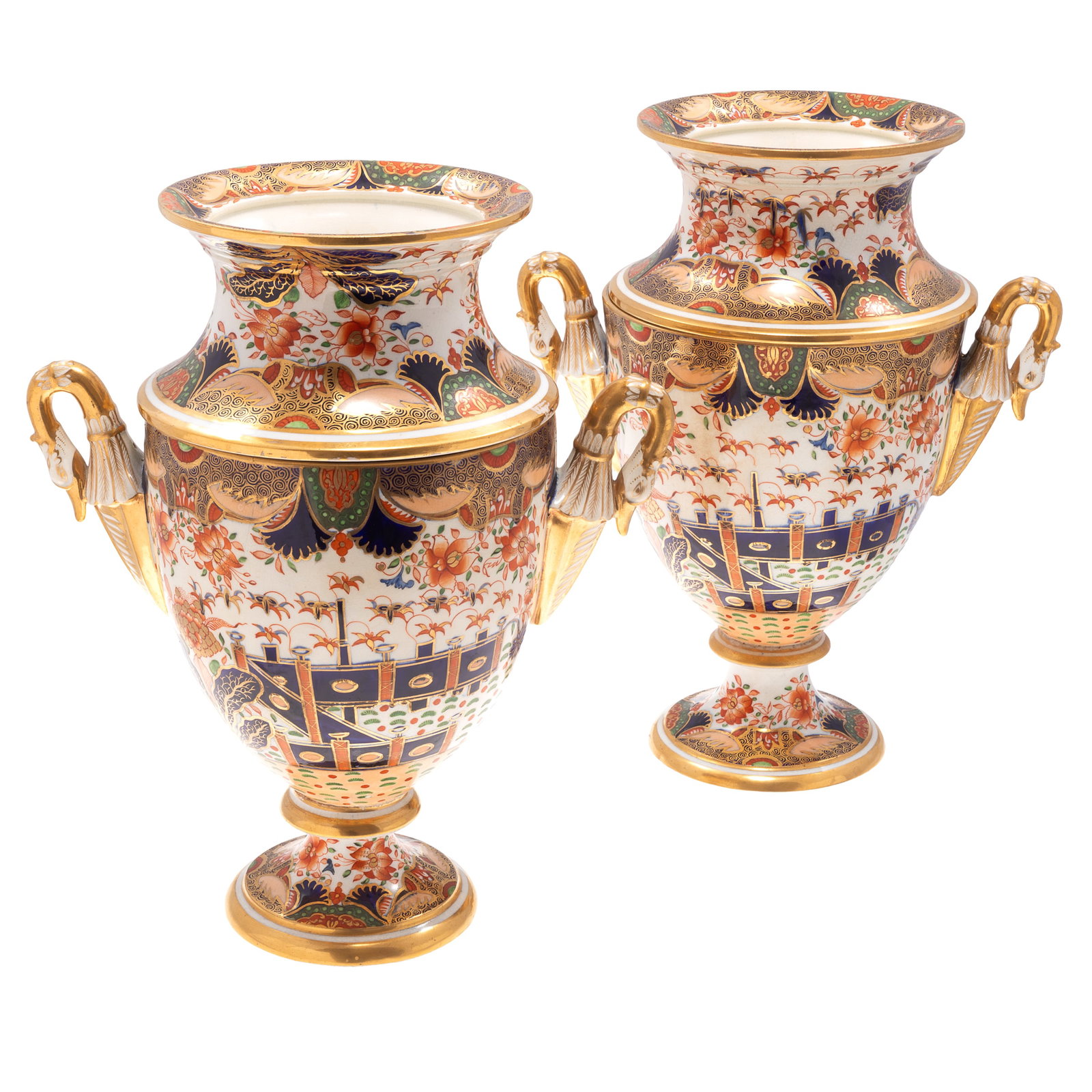 Pair of Regency Porcelain Fruit Coolers (1 of 10)