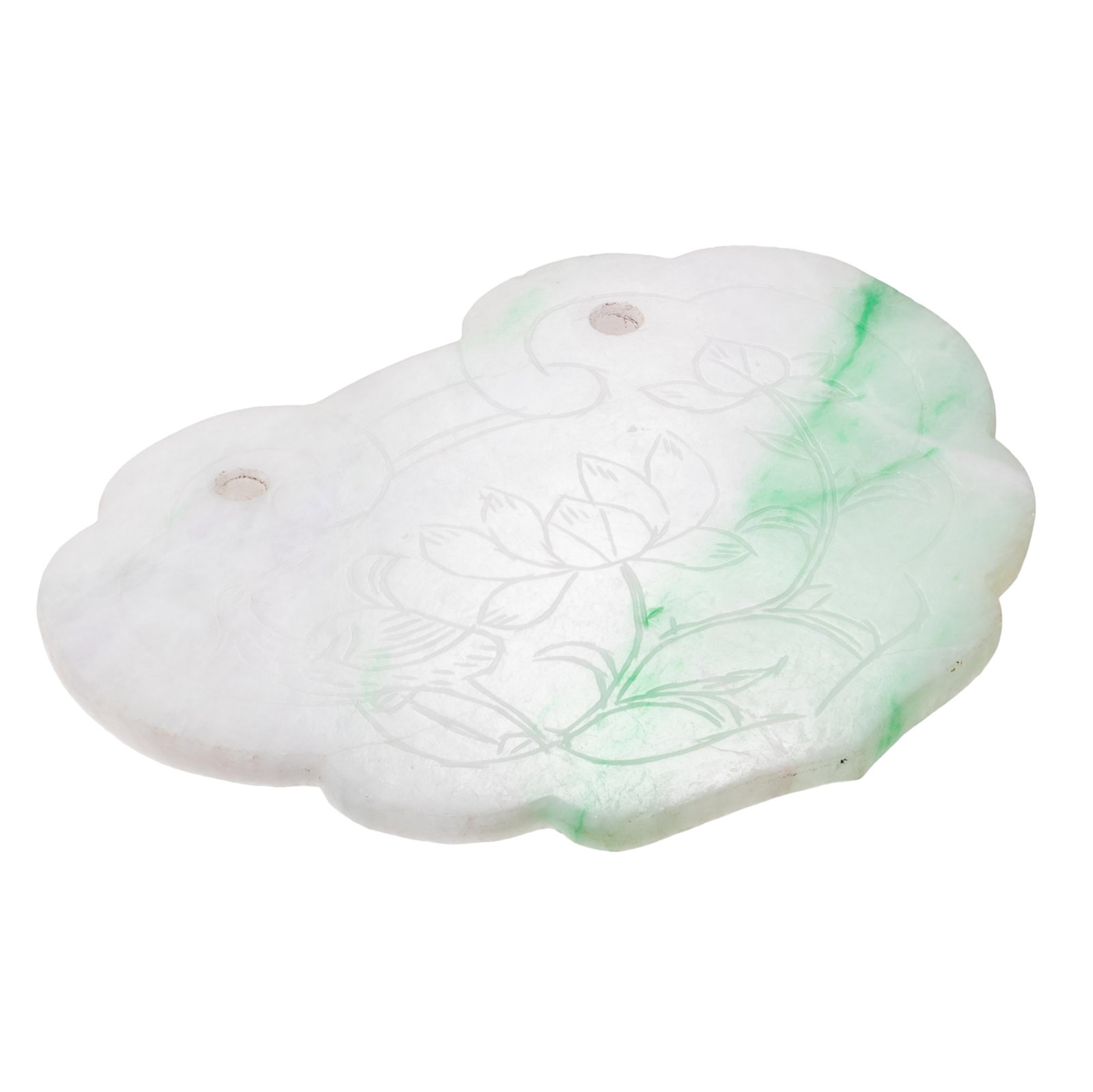 Chinese Carved Jade Plaque - 3