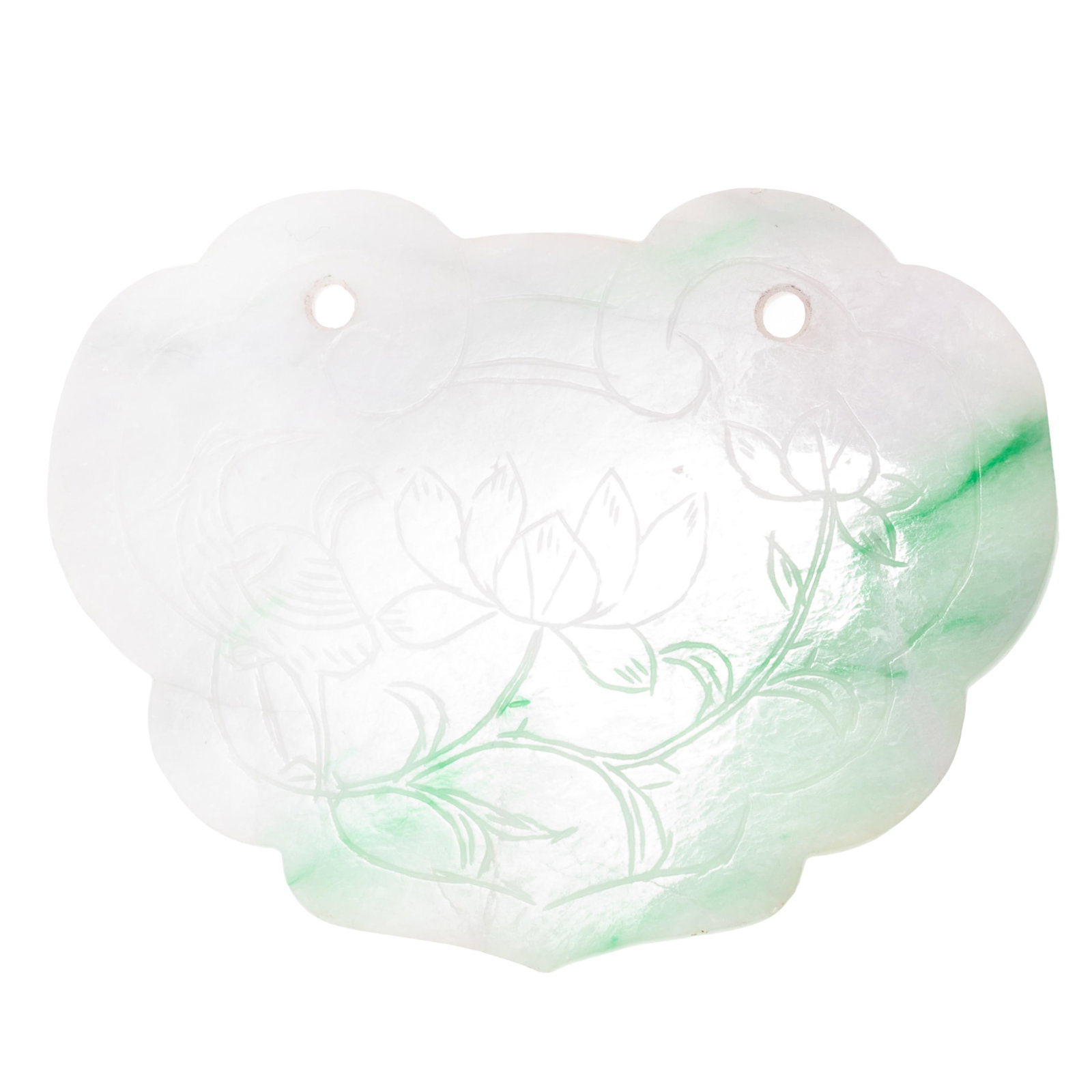 Chinese Carved Jade Plaque - 5
