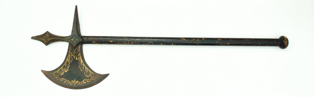 European Antique Huge Pole Arm: European Antique Pole Arm. Length: 109 cm