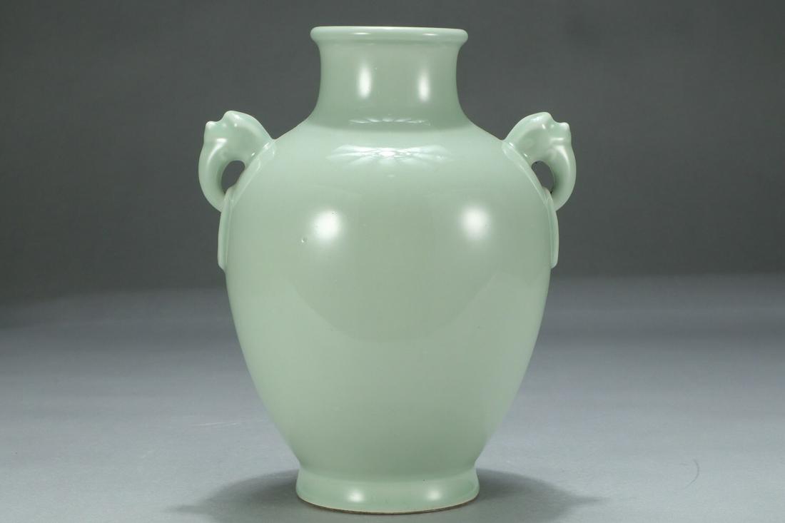 QIANLONG MARK, CHINESE CELADON VASE (1 of 6)