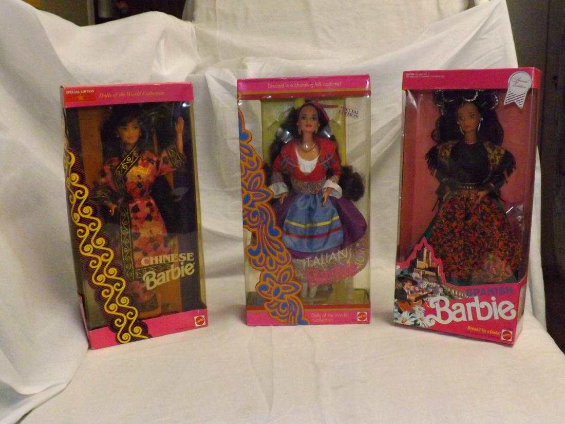 3 BARBIE DOLLS OF THE WORLD BY MATTEL (1 of 8)