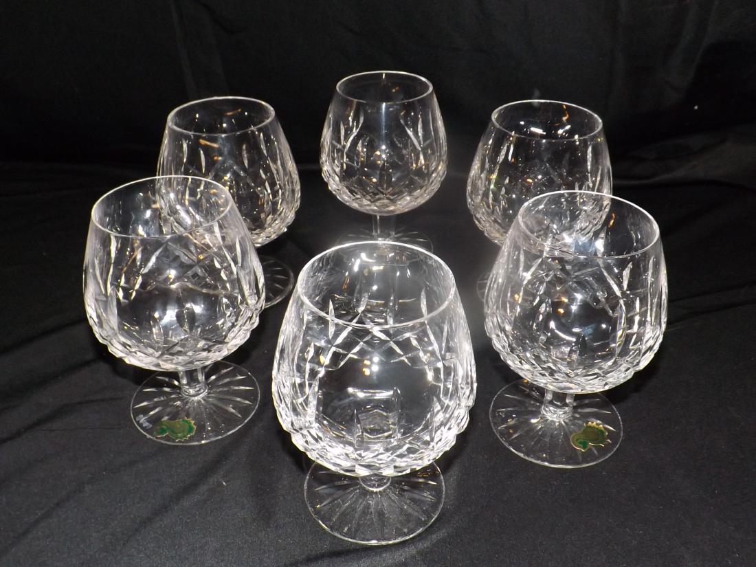 6 WATERFORD CRYSTAL BRANDY SNIFTERS (1 of 8)