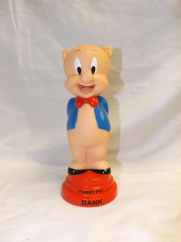 VINTAGE PORKY PIG COIN BANK (1 of 6)