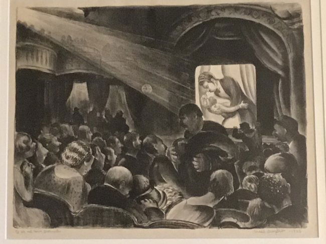 Original lithograph Mabel Dwight "The Clinch" 1928: Original lithograph by Mabel Dwight titled "The Clinch" 1928. Measures 9 1/4 inches x 11 11/16 inches (23.5 x 29.7 cm). Framed and under glass. Mabel Dwight was an American artist whose lithographs sh