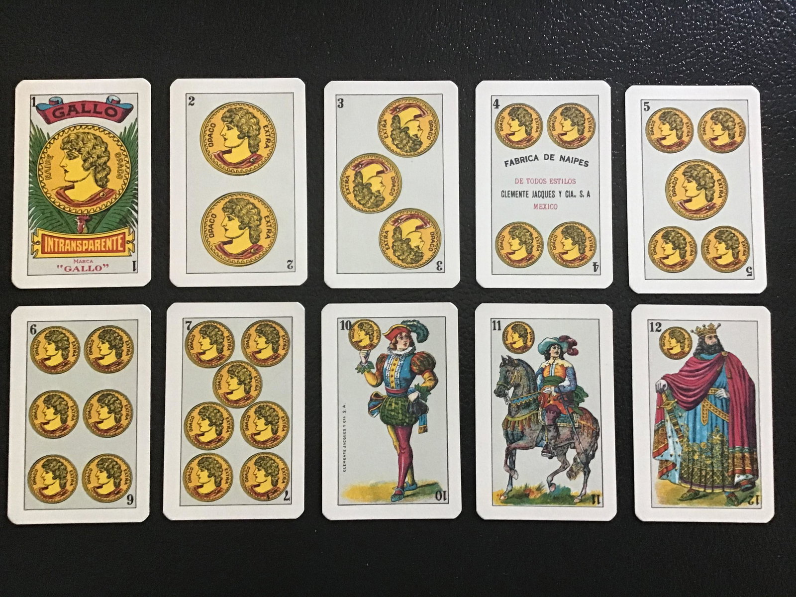 Vintage Double Deck Tarot Cards by Gallo Mexico: Vintage double-deck tarot cards by Gallo Mexico. Gallo Extra Intransparente by Clemente Jacques y Cia, S.A., c.1950-1960's. One deck appears to have been used more than the other. Some stains and wear