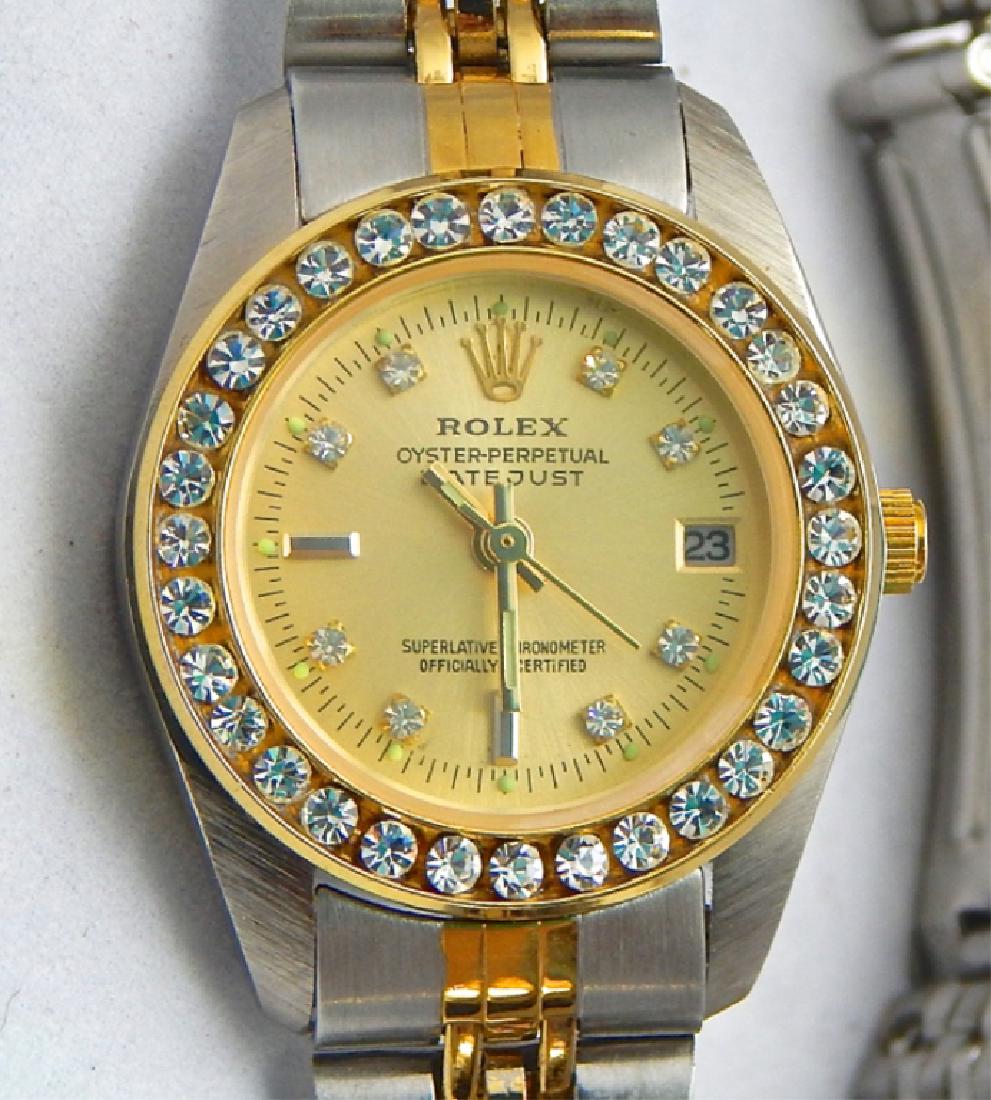 Women's Faux Rolex Oyster Perpetual Watch (1 of 3)