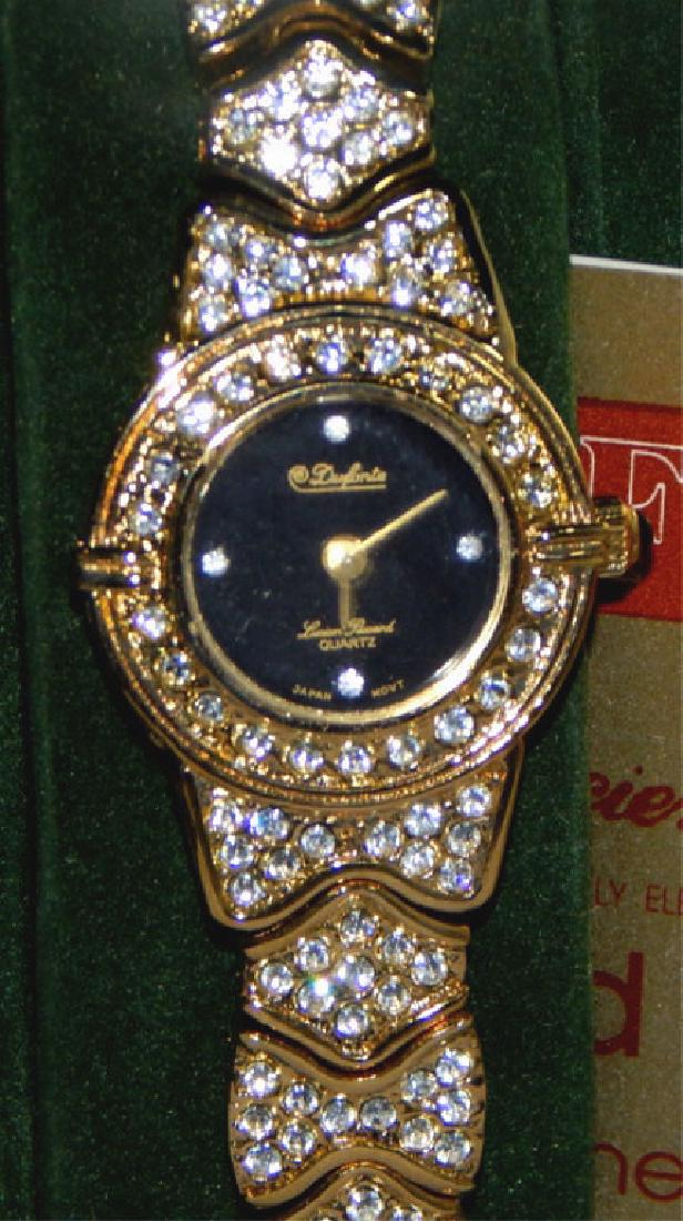 Vintage Lucien Piccard Dufonte Watch: Original box and instructions.