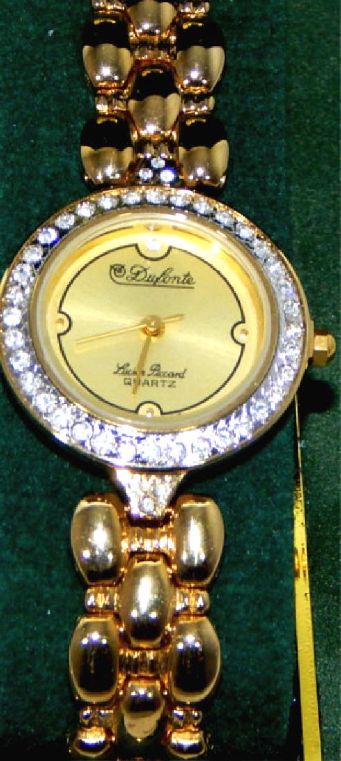 Vintage Lucien Piccard Dufonte Watch: Original box and instructions.