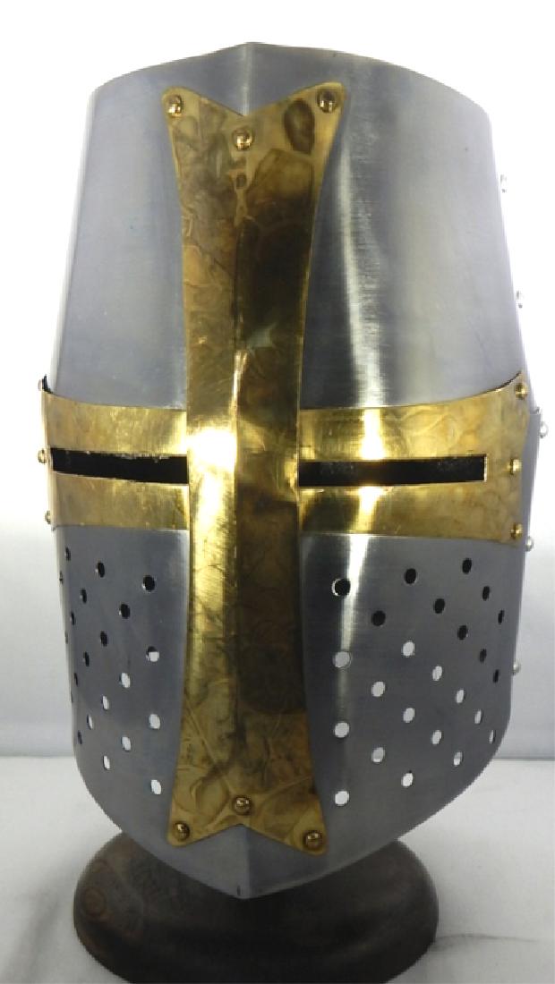 Crusader Steel Medieval Helmet (1 of 3)