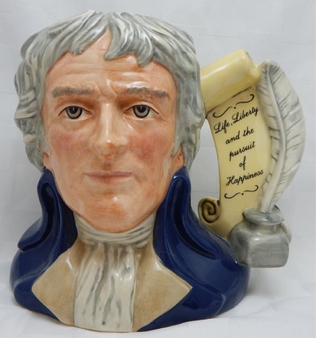 Royal Doulton 1993 Thomas Jefferson Character Jug (1 of 3)