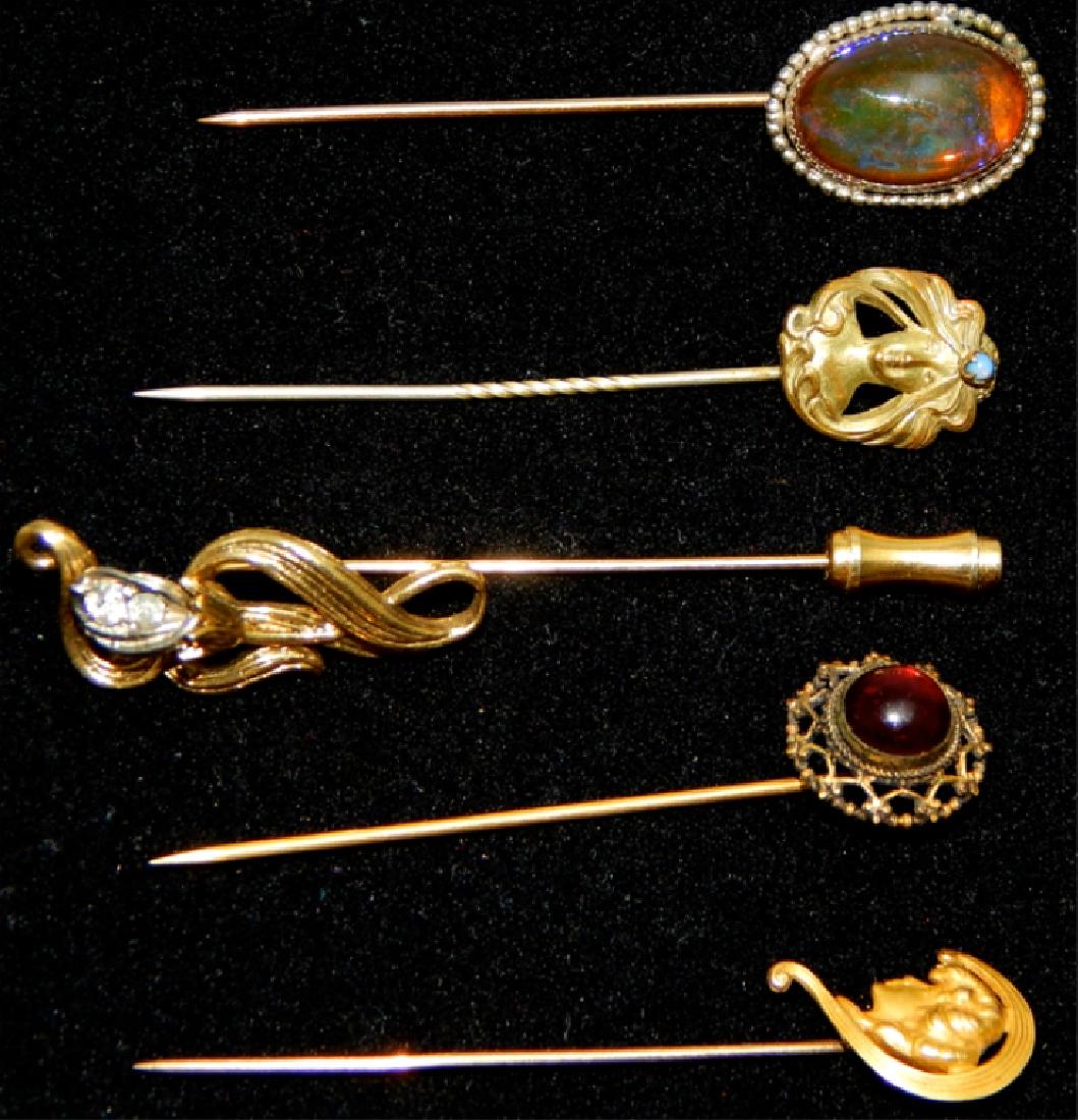 Vintage Victorian & Art Nouveau Hat Stick Pins (1 of 2)