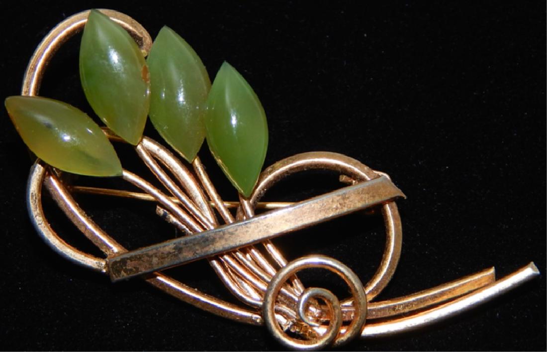 Vintage Sterling Silver Brooch w/ Gem Stones (1 of 2)