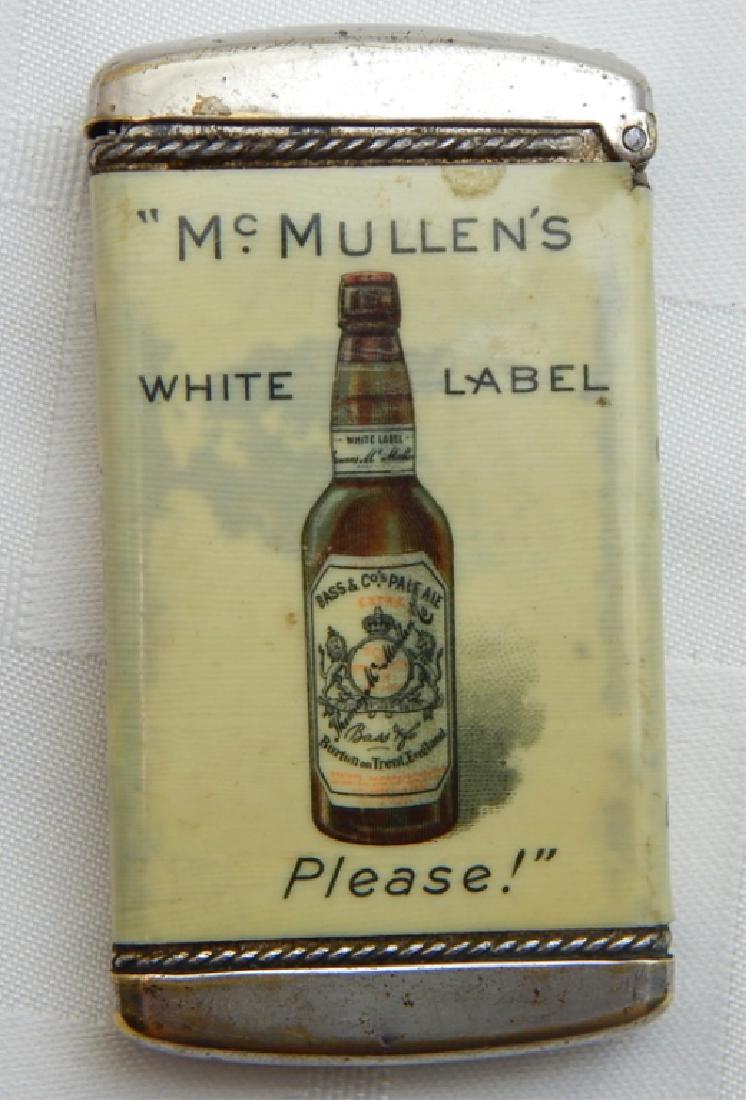 Rare Victorian Baked Enamel on Silver Match Safe (1 of 4)