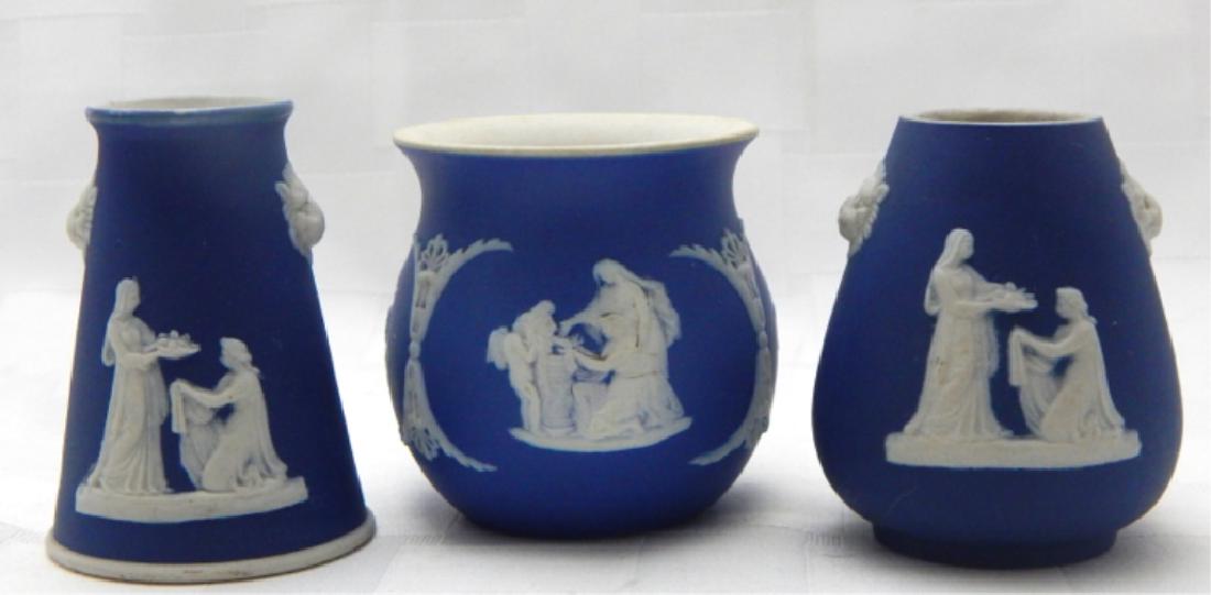 Vintage Miniature Blue Wedgwood Group (1 of 3)