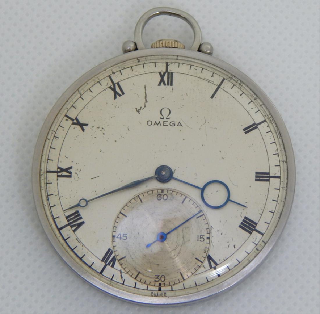Vintage Omega Pocket Watch: Good condition.