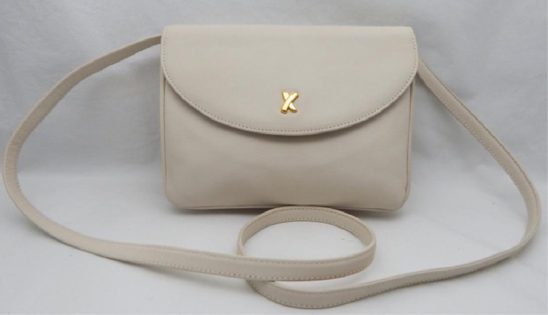 Palston Picasso White Leather Clutch Handbag (1 of 4)