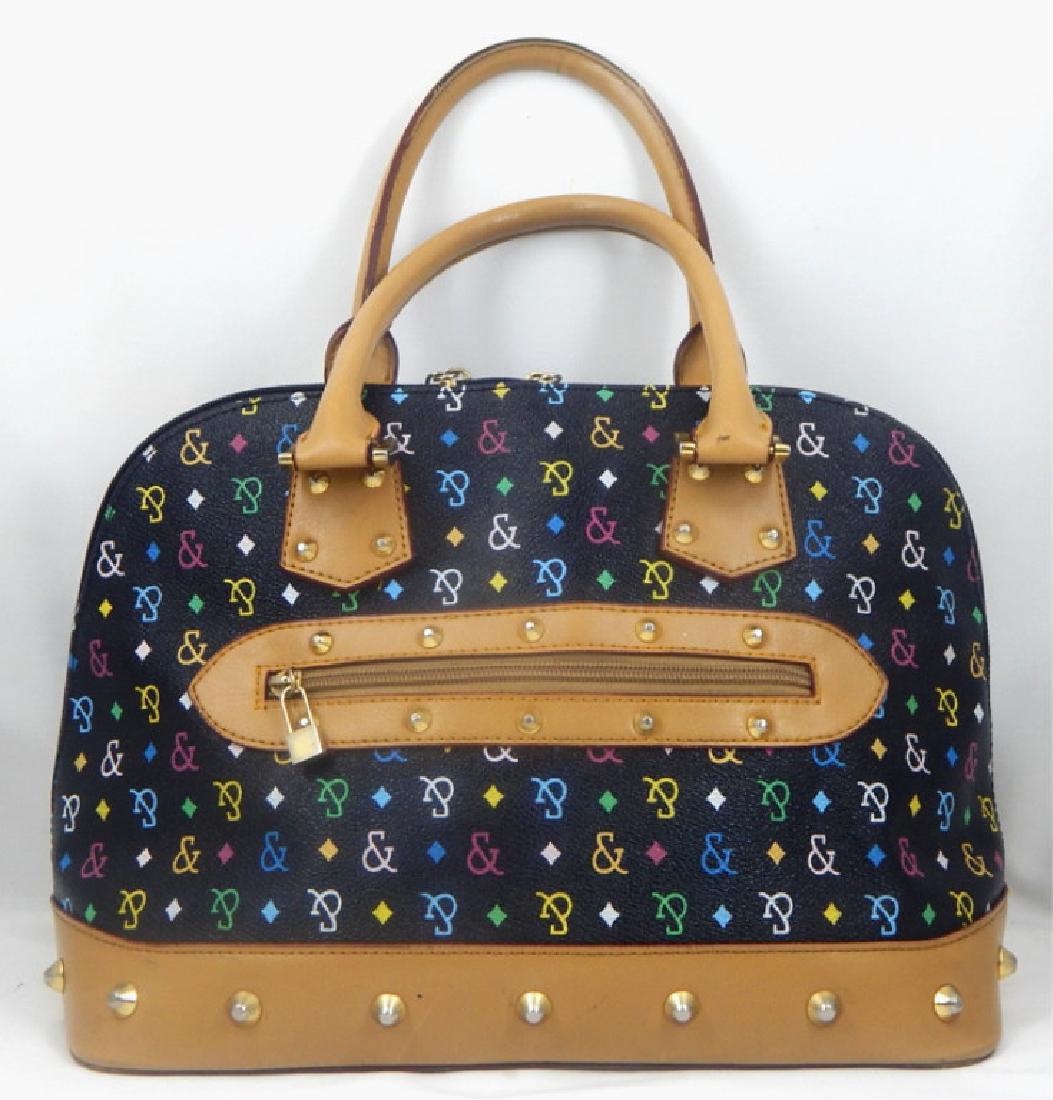 Louis Vuitton Style Multicolor Monogram Handbag (1 of 3)
