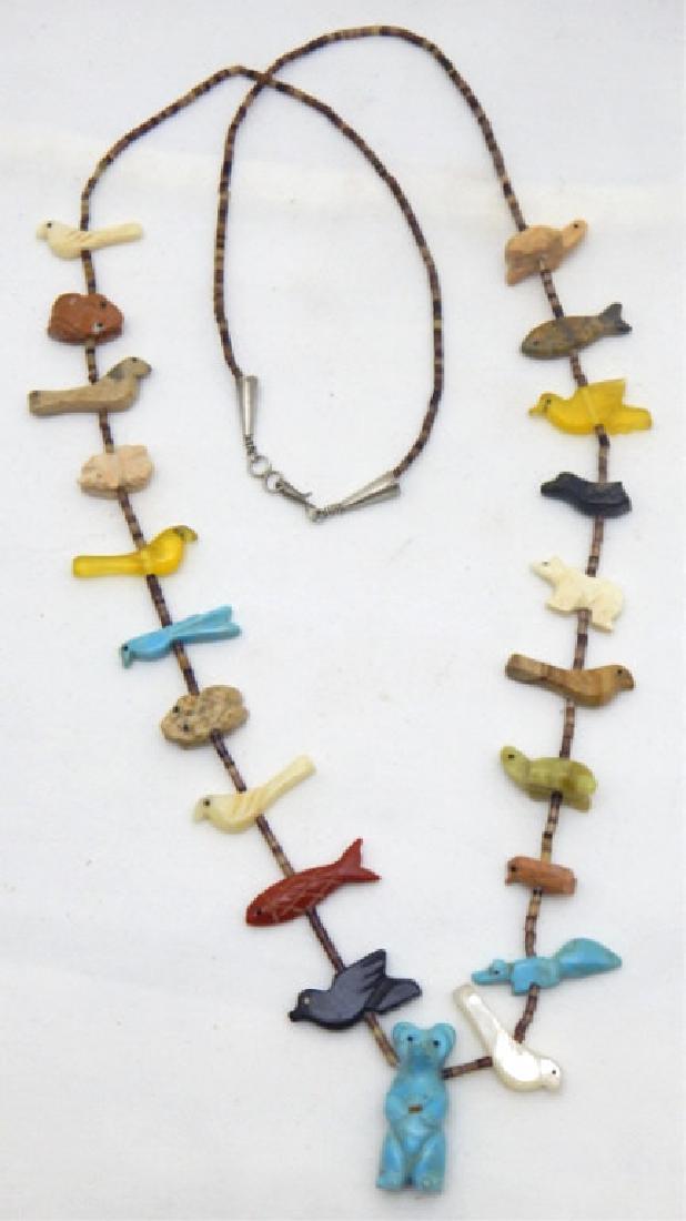 Native American Animals Fetish Necklace (1 of 3)