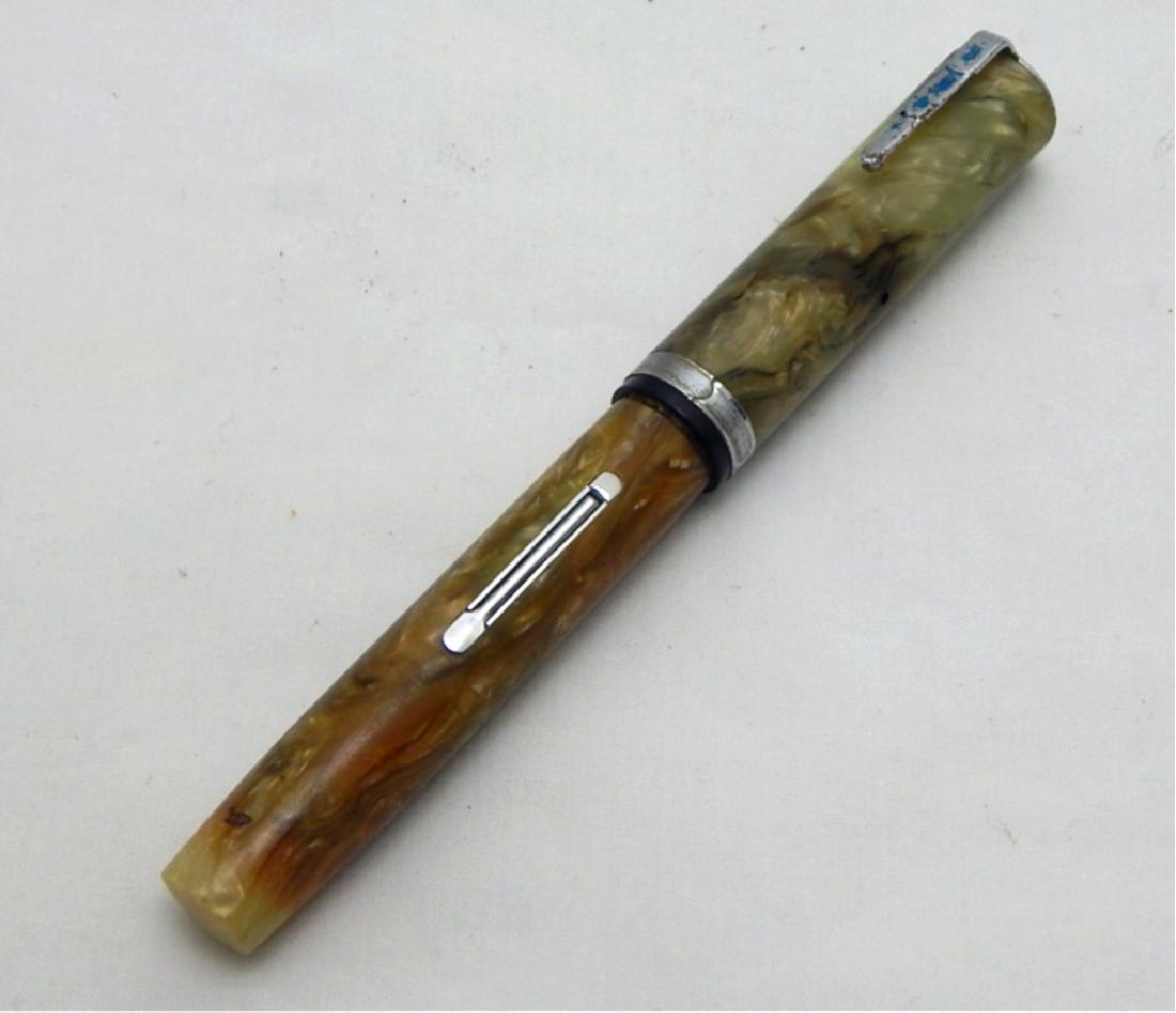 Watermann's Ideal Fountain Pen: Silver band gold nib. AS IS Condition. Estimate $20 - $100 Starting Bid $10
