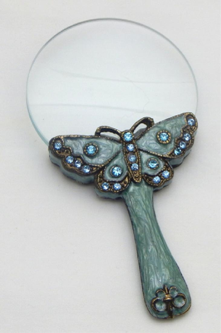Jeweled Butterfly Hand Mirror (1 of 2)